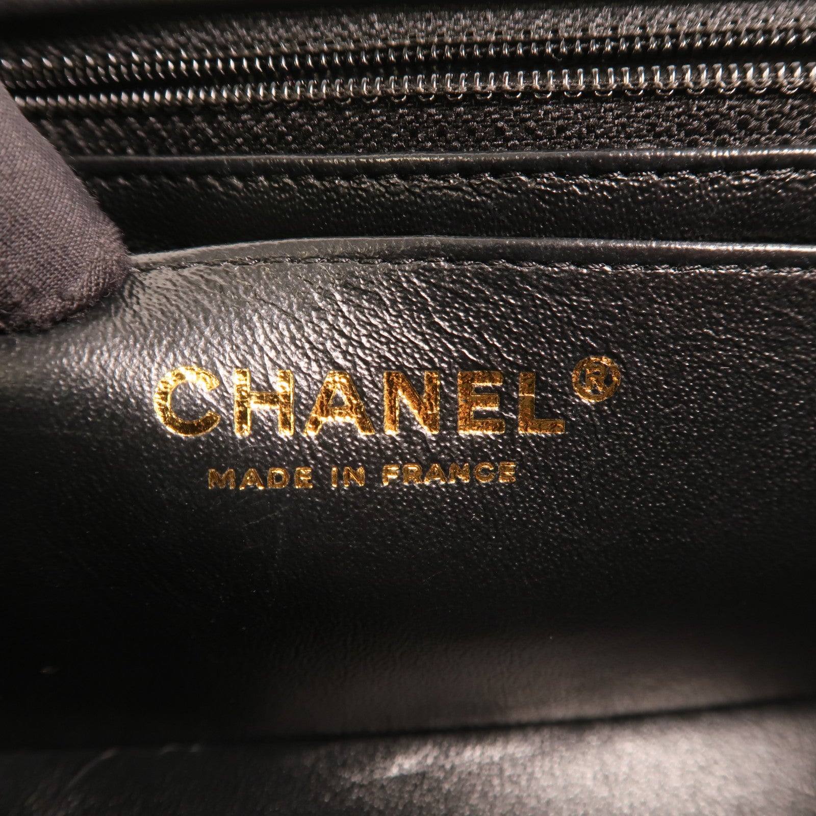 CHANEL 羊皮皮革Classic 20金扣鏈帶肩背袋
