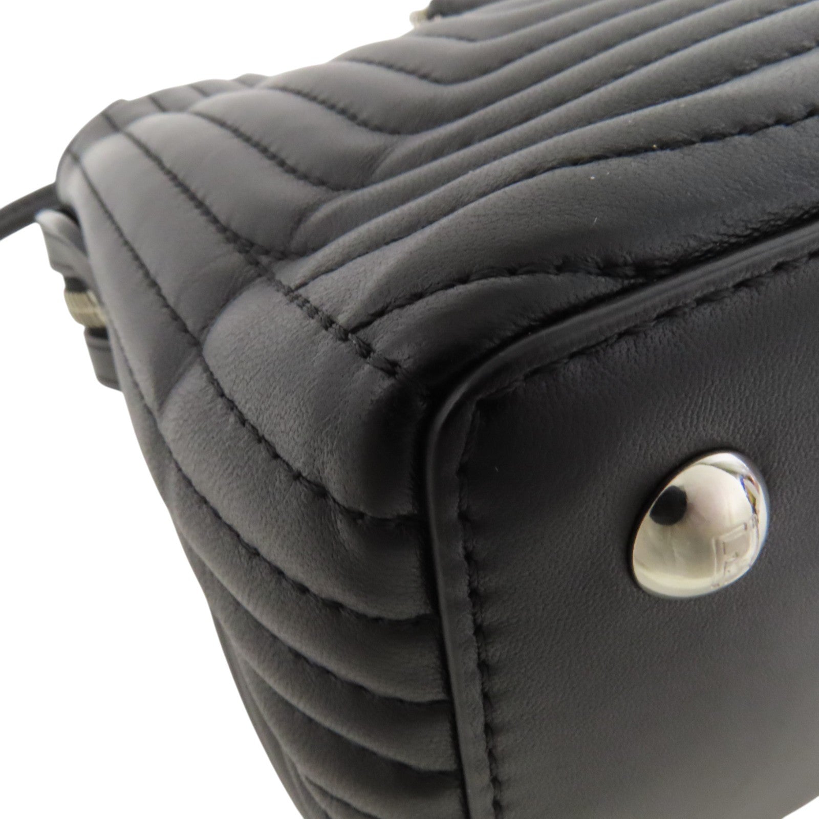 FENDI 牛皮皮革Dotcom Bag銀扣手挽肩背兩用袋