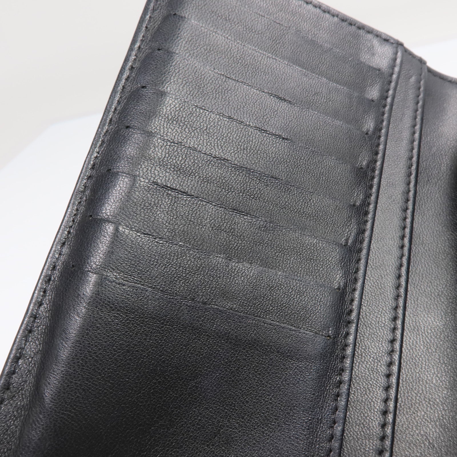 CHANEL 羊皮皮革Boy Long Wallet金扣長錢包