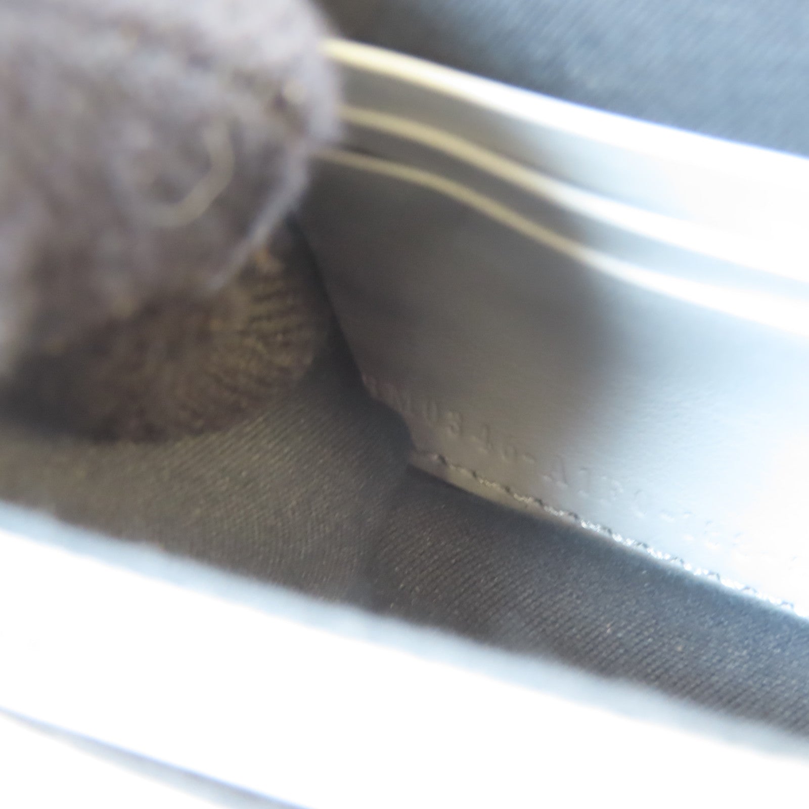 FENDI (PRICE DOWN) "Fun Fair" Studded Logo Chain Shoulder Bag 8M0346 Calfskin Light Blue