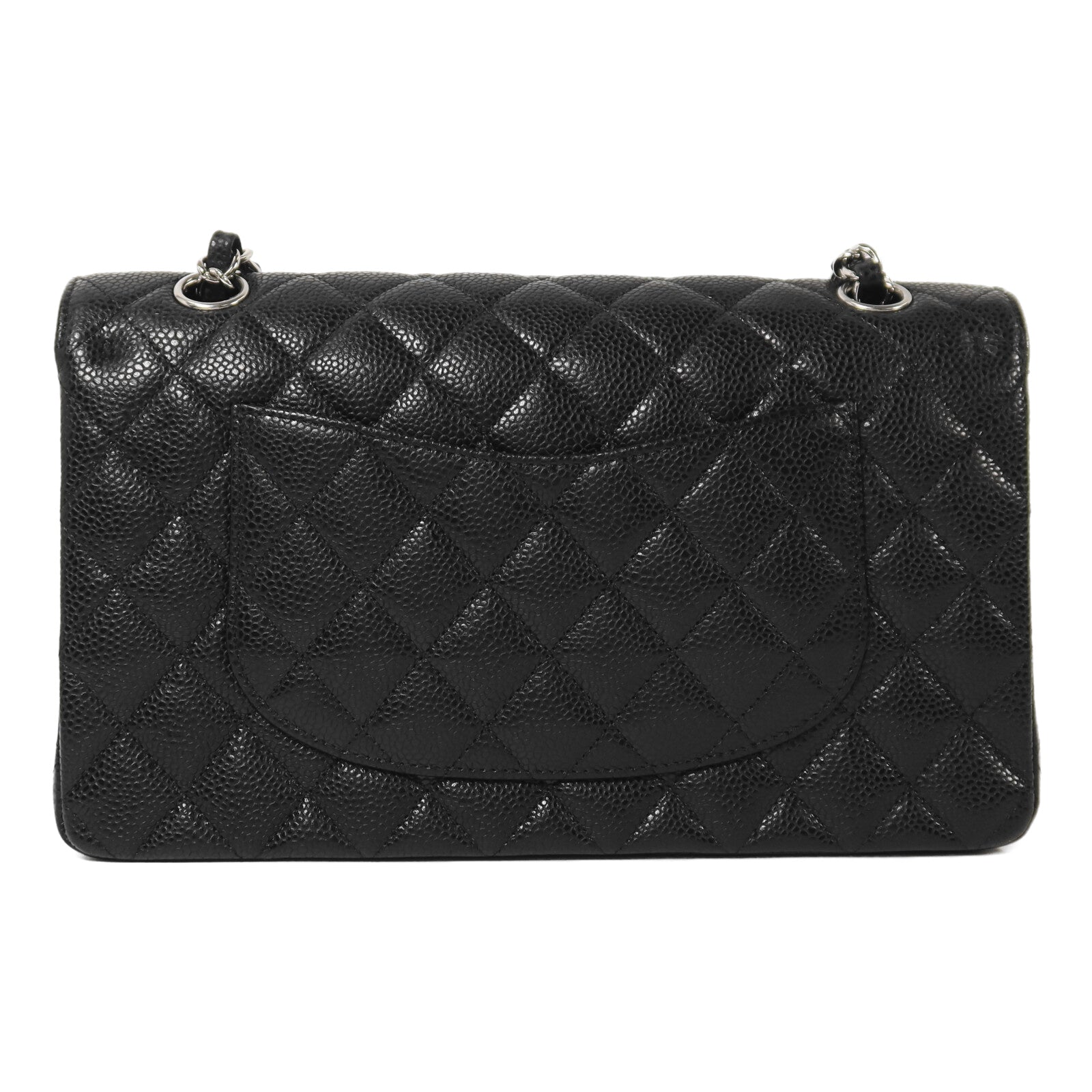 CHANEL 牛皮皮革Classic 25銀扣鏈帶肩背袋