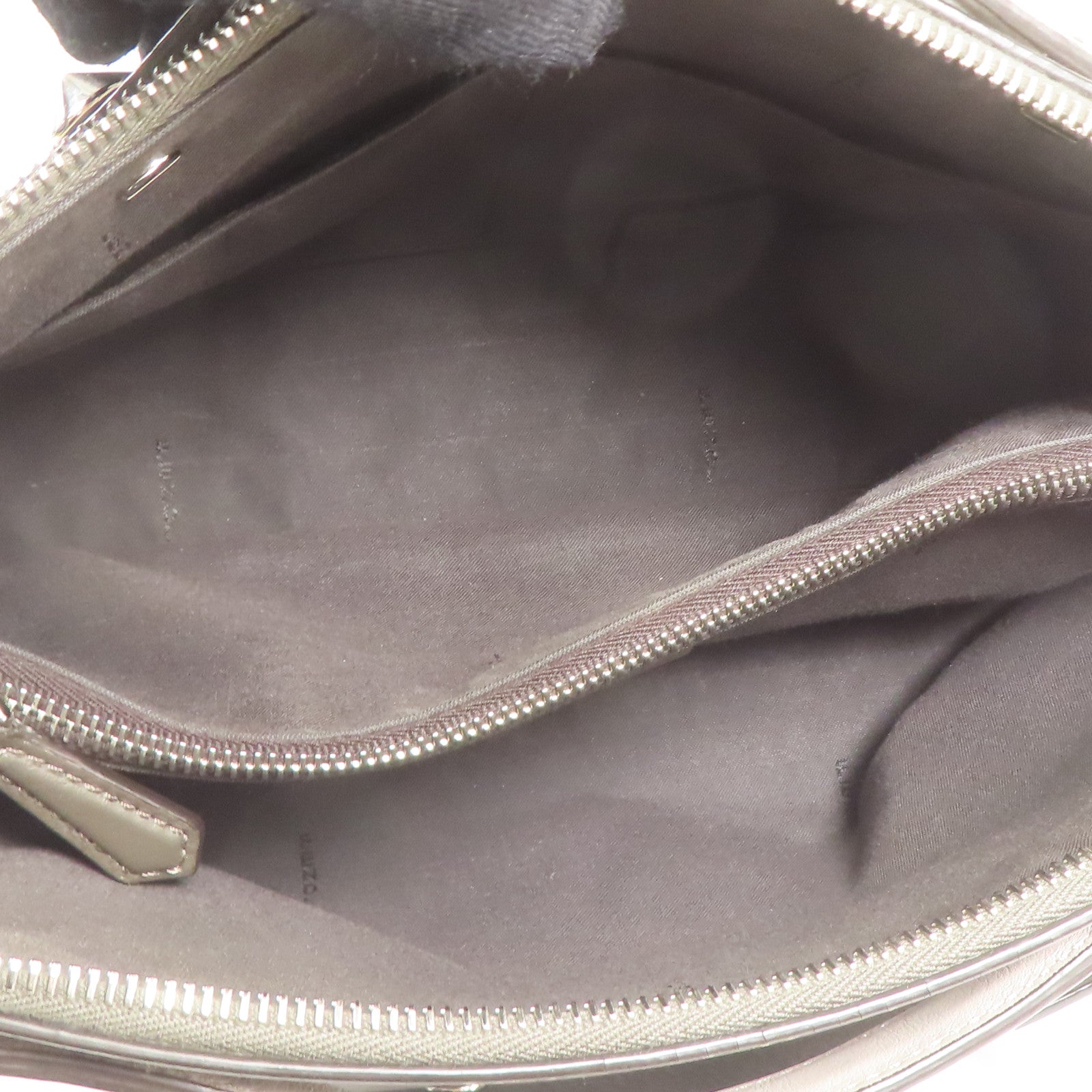 FENDI 牛皮皮革Shoulder Bag銀扣手挽肩背兩用袋