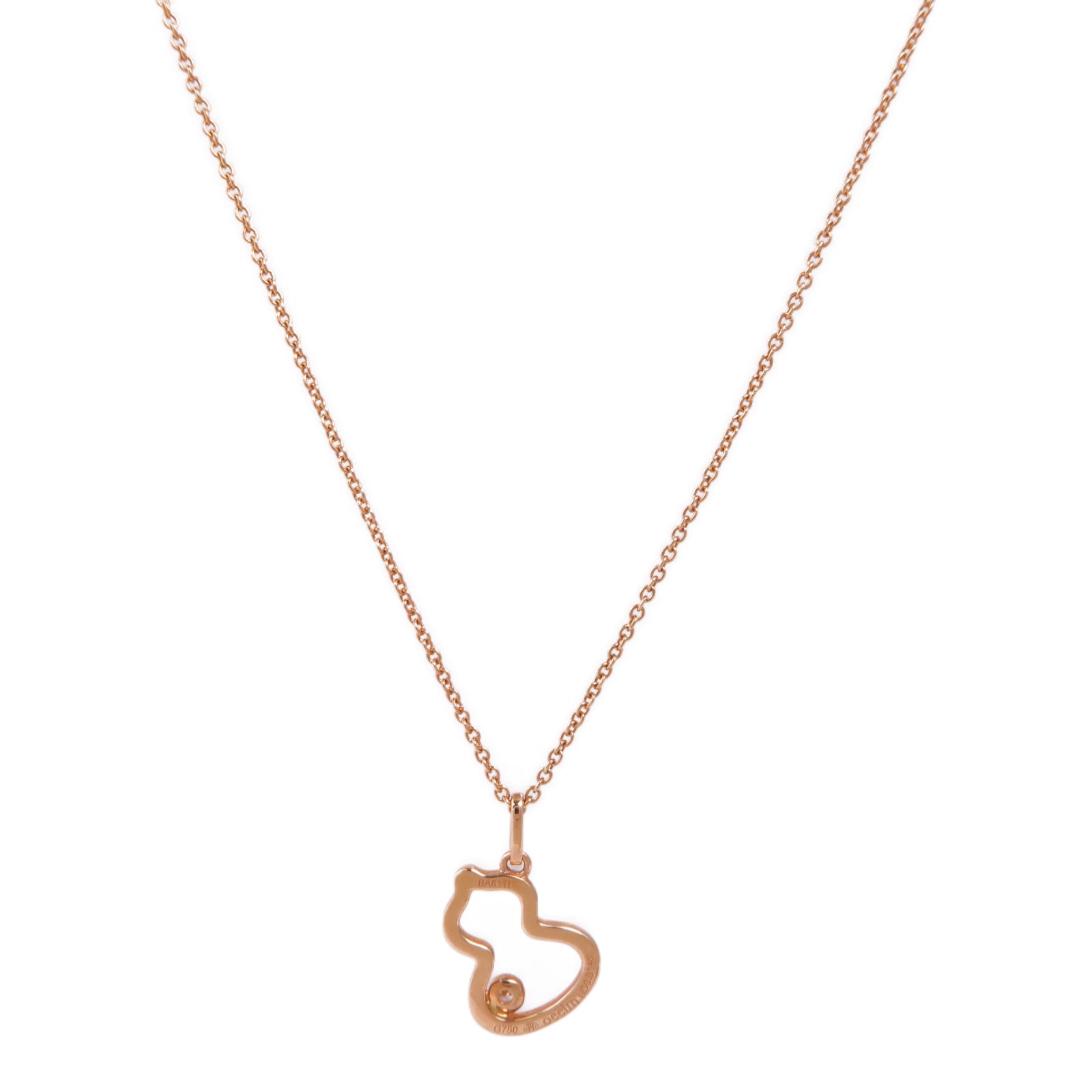 JEWELRY 18K玫瑰金Qeelin Diamond Necklace鑽石項鍊