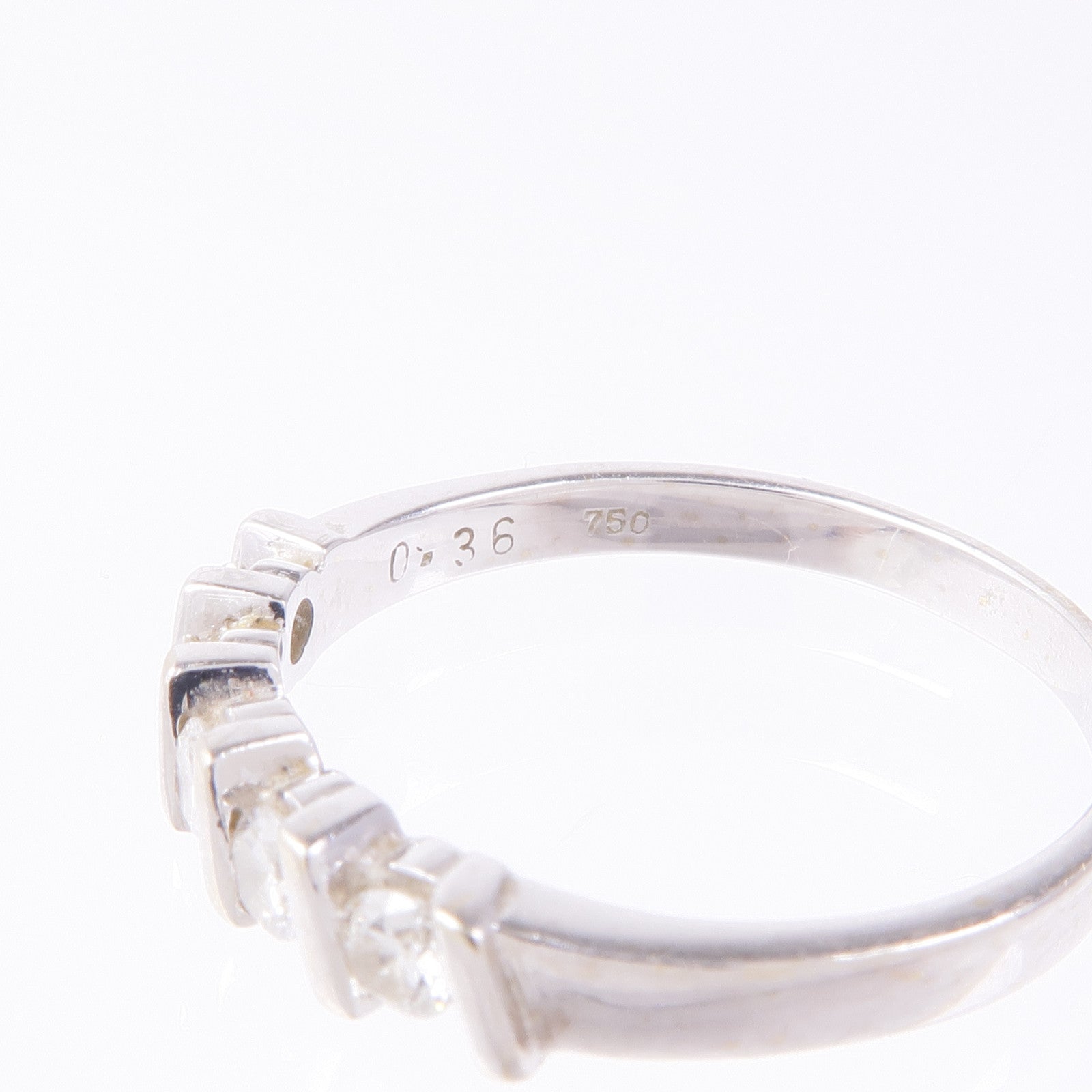 JEWELRY 18K白金Diamond Ring鑽石戒指US#7