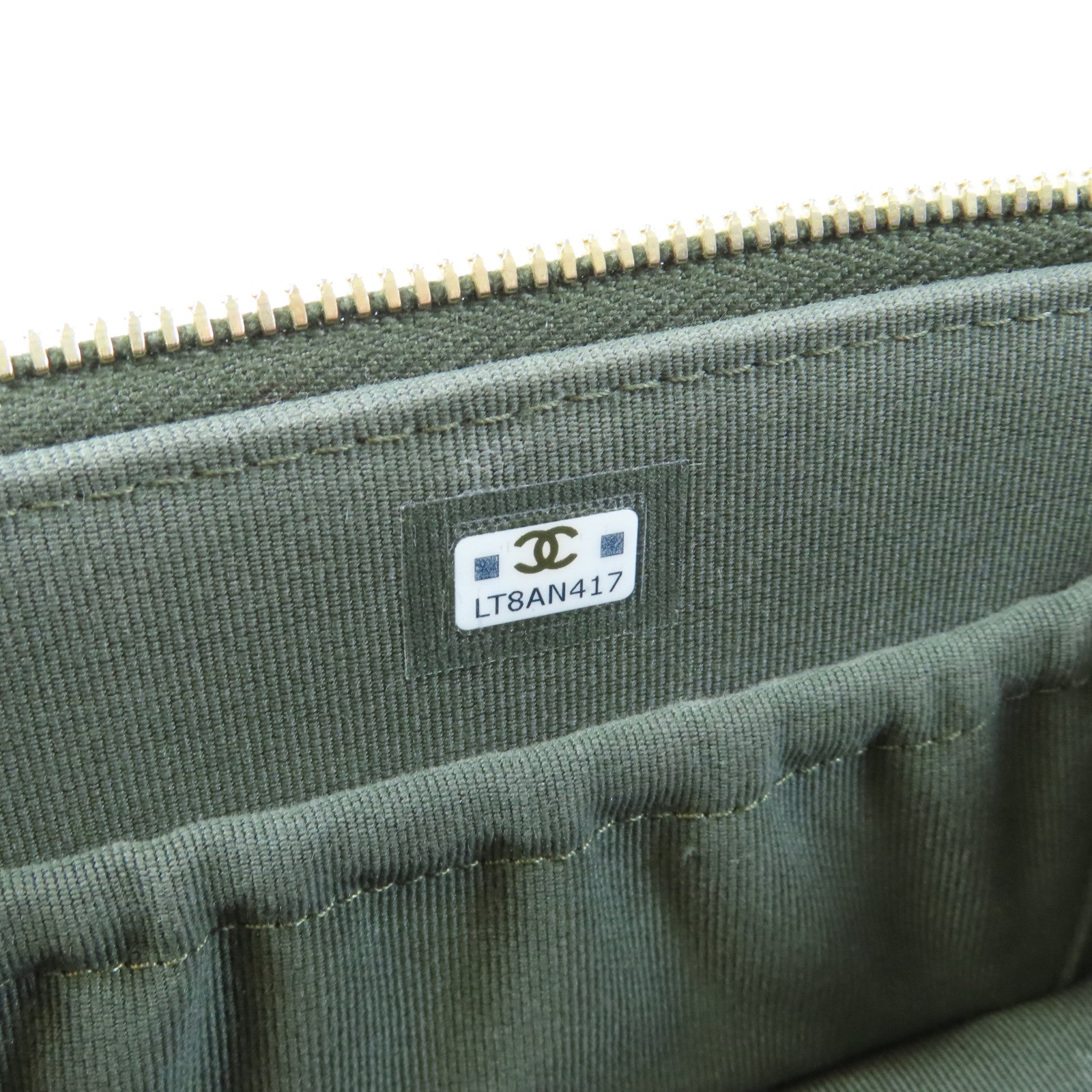 CHANEL 【激減優惠】菱格牛皮皮革Chain Shoulder Bag金扣鏈帶肩背袋綠色
