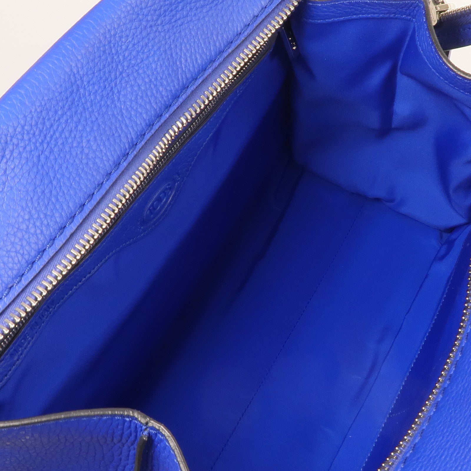 TOD'S 牛皮皮革Handbag銀扣手挽袋