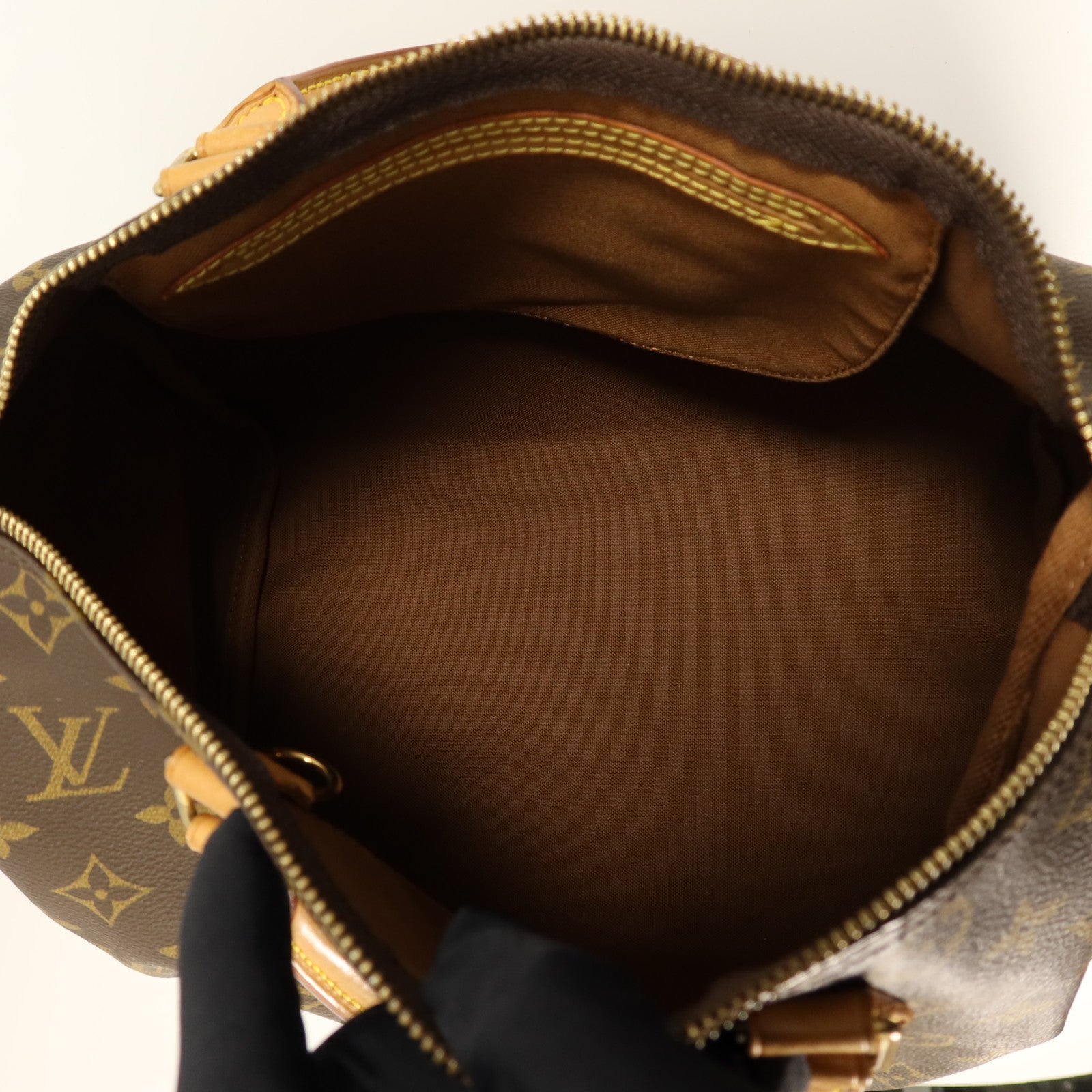 LOUIS VUITTON Monogram Speedy 30金扣手挽袋