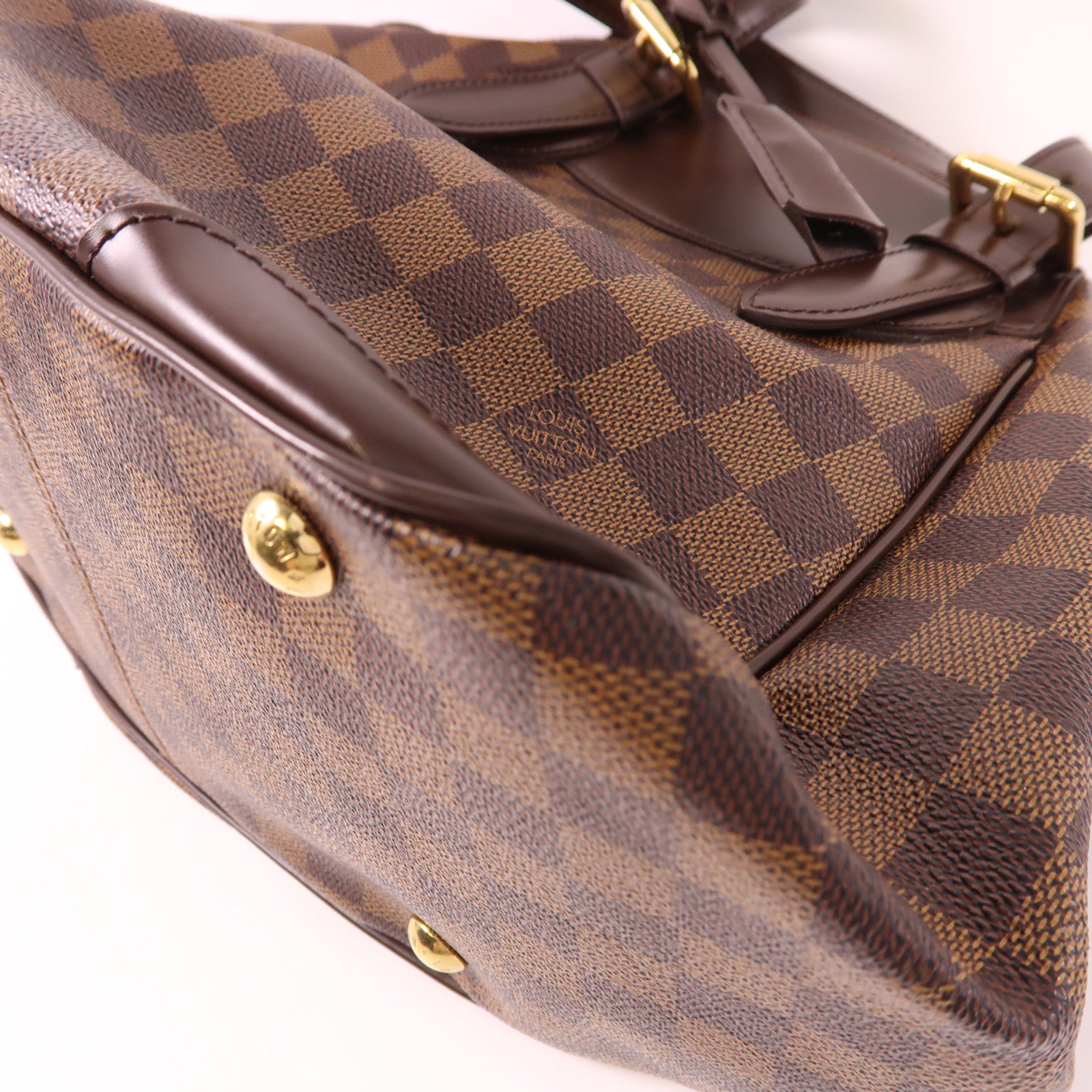 LOUIS VUITTON Damier Verona GM金扣肩背袋