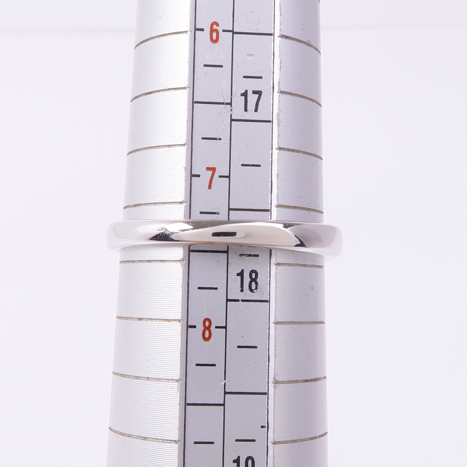 JEWELRY PT900鉑金Sapphire Diamond Ring藍寶石/鑽石戒指US#7.5