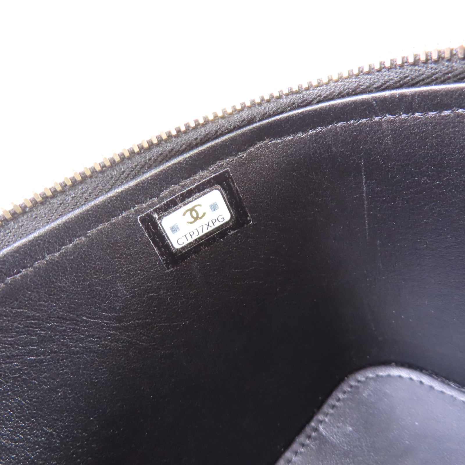 CHANEL 【激減優惠】菱格Caviar皮革Vanity Case Chain Shoulder Bag金扣鏈帶肩背袋黑色