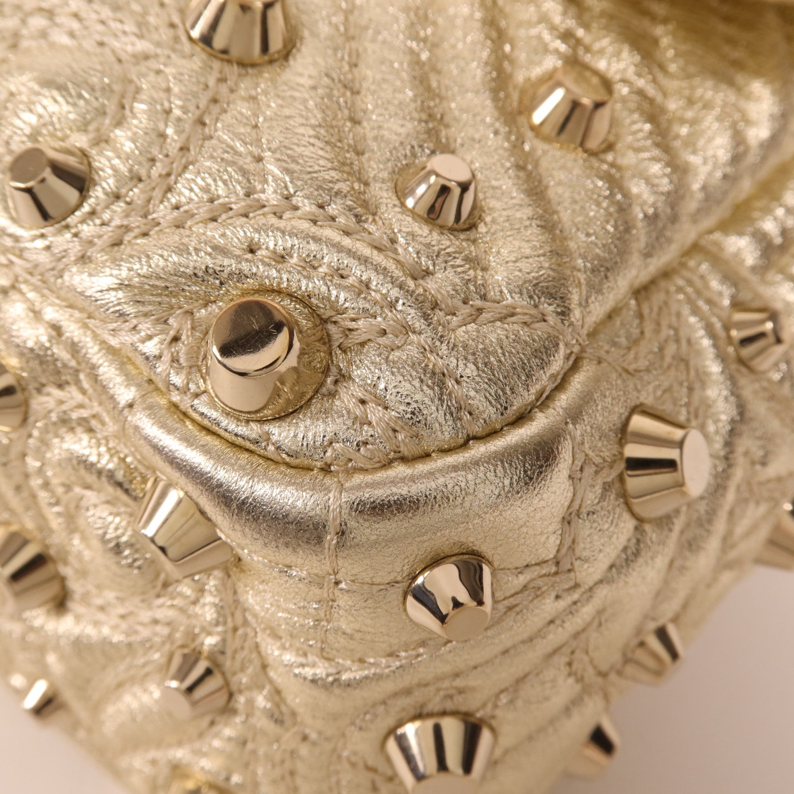 VERSACE 牛皮皮革Shoulder Bag金扣肩背袋