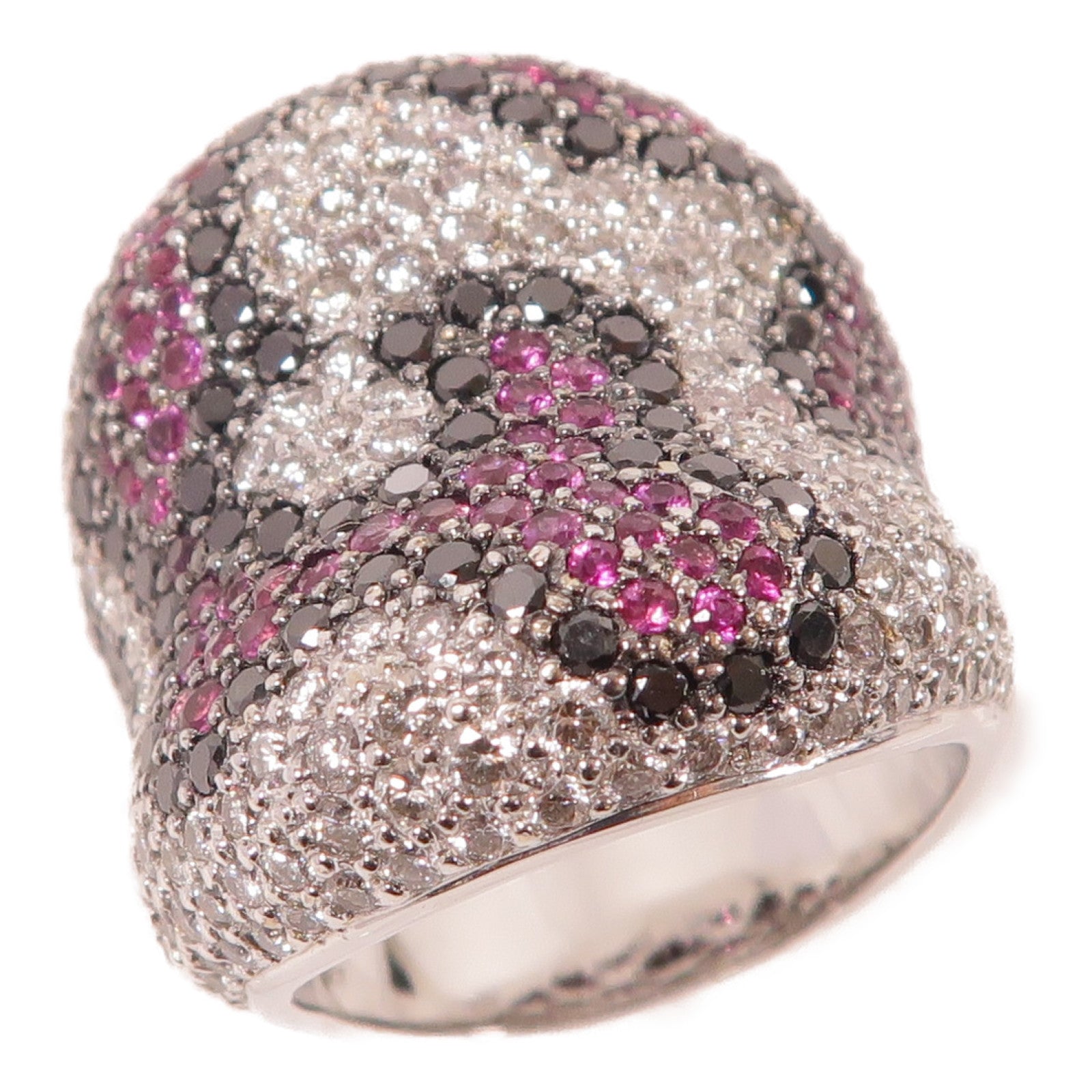 JEWELRY 18K白金Diamond Ring3.65ct鑽石/2.22ct鑽石戒指US#7.75
