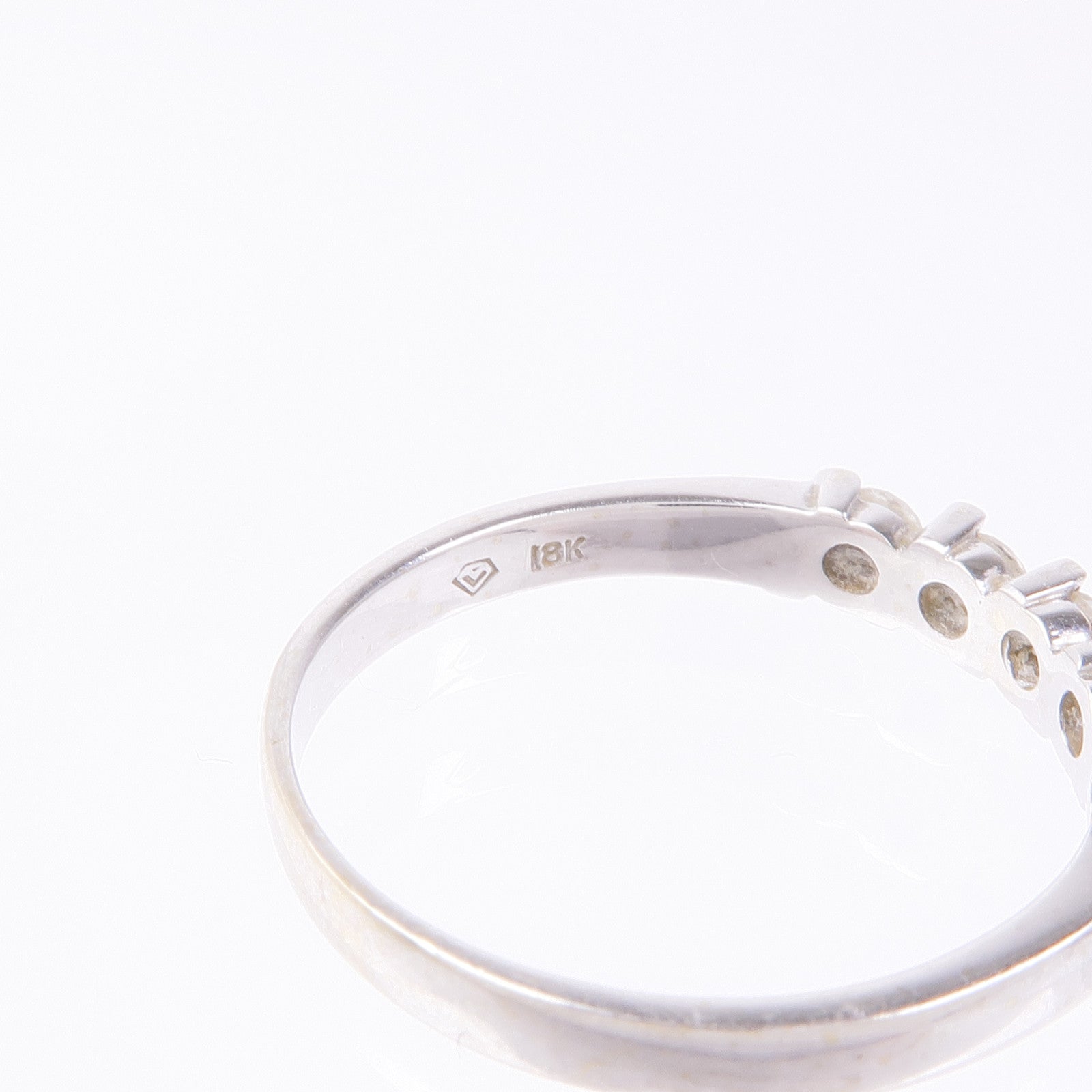 JEWELRY 18K白金Diamond Ring鑽石戒指US#7