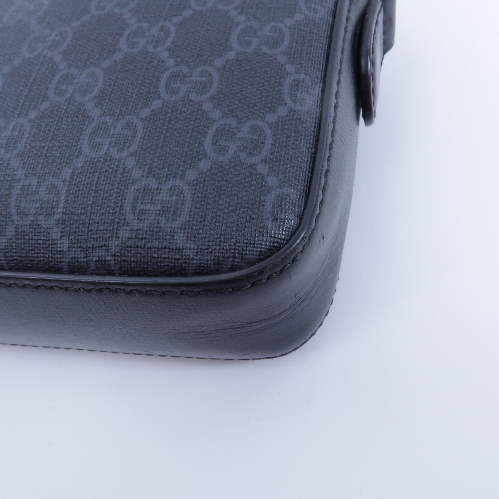 GUCCI 塗層帆布GG Supreme Shoulder Bag肩背袋