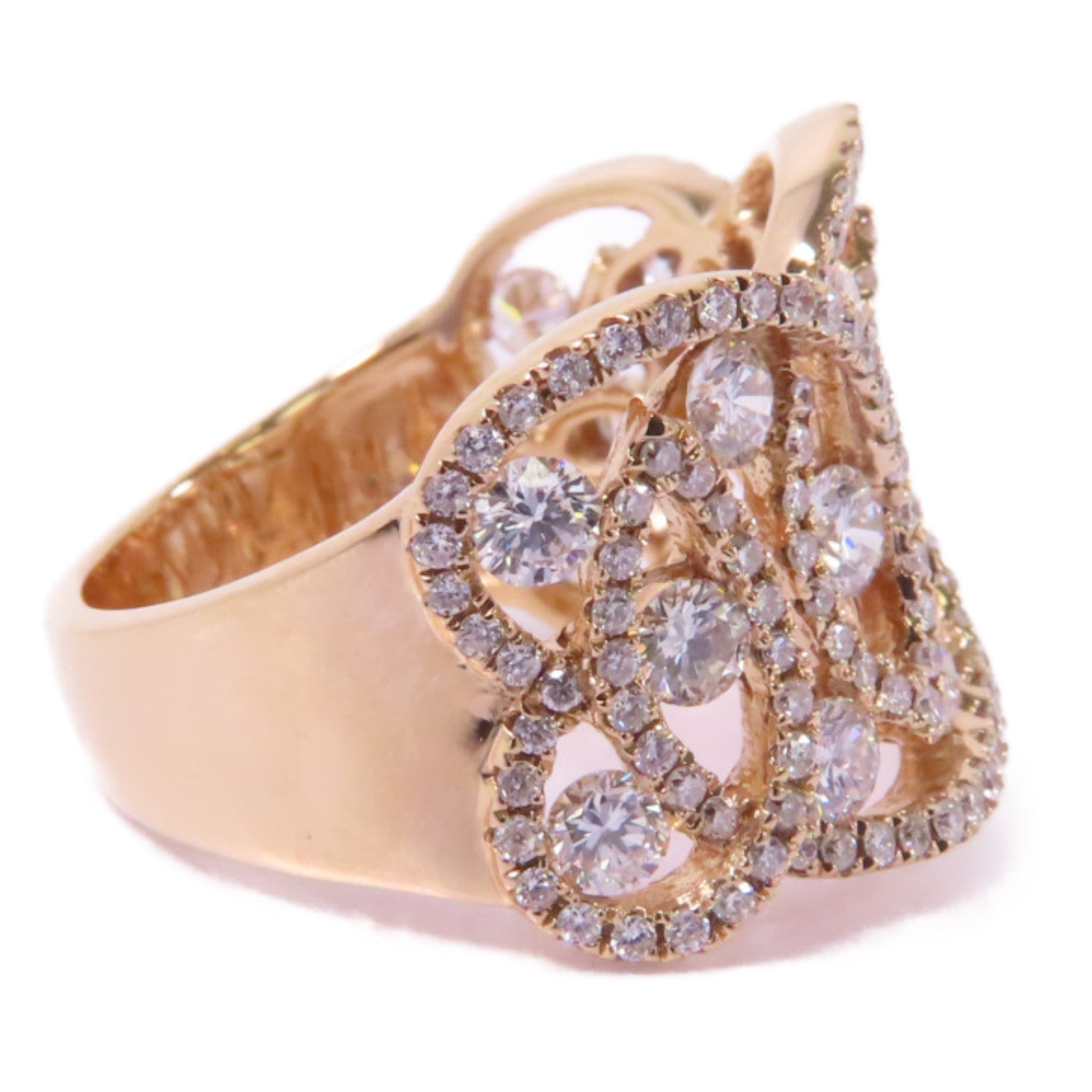 JEWELRY 18K玫瑰金Diamond Ring 2.24ct鑽石戒指US#6.75