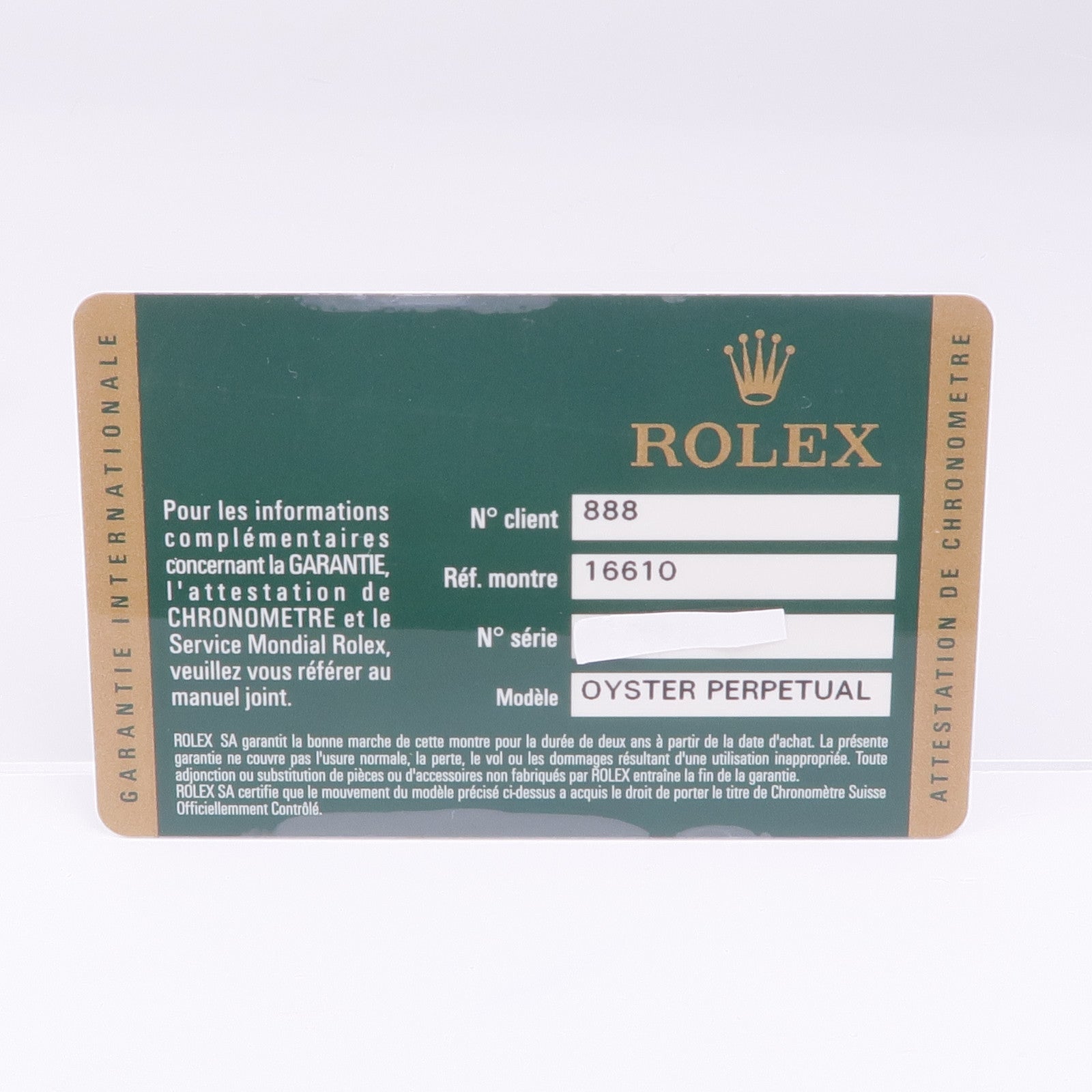 ROLEX Submariner Date 16610LN