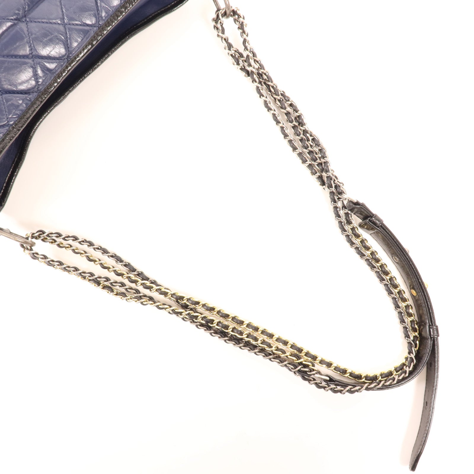 CHANEL 羊皮皮革Gabrielle Large鏈帶肩背袋