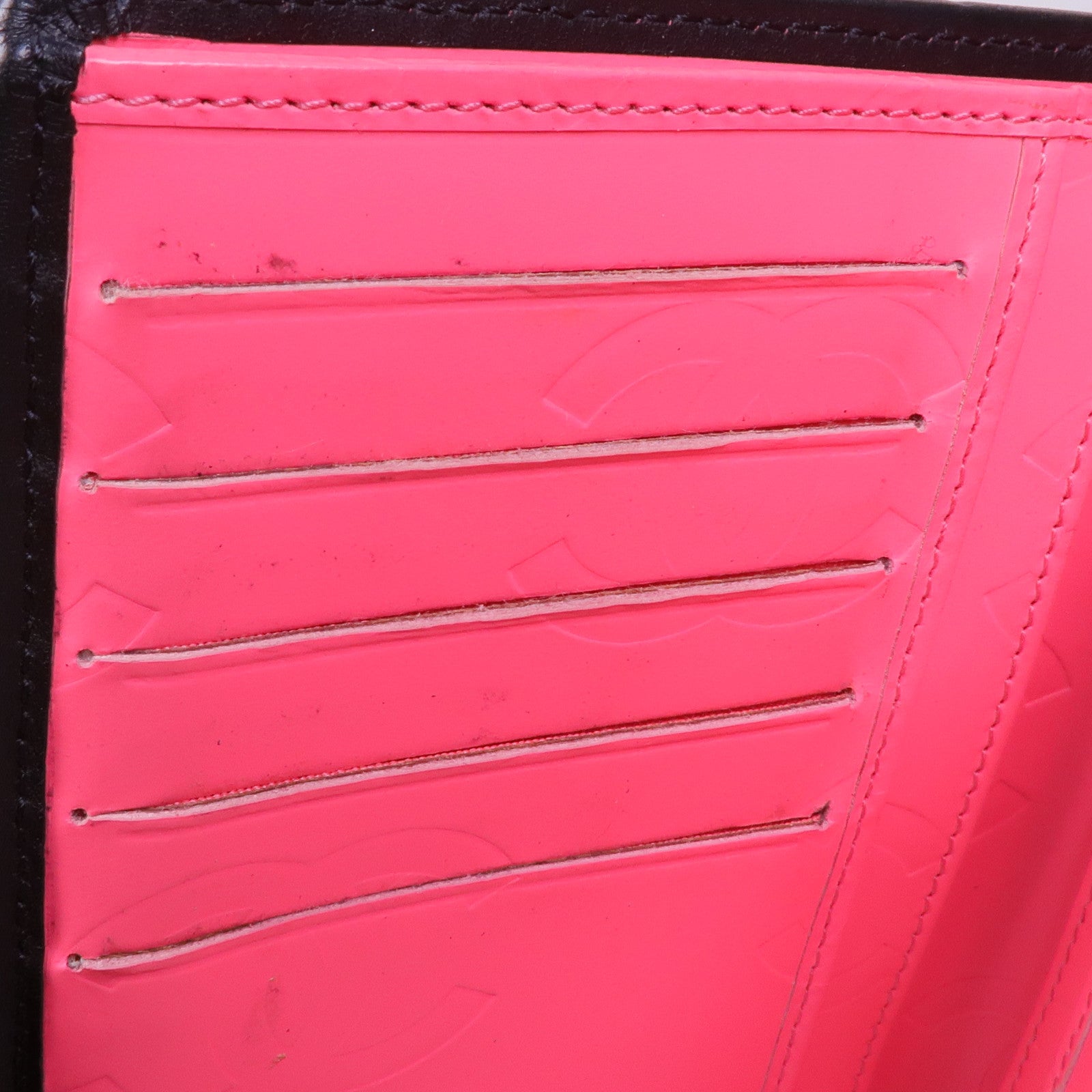 CHANEL 牛皮皮革Cambon Wallet銀扣錢包