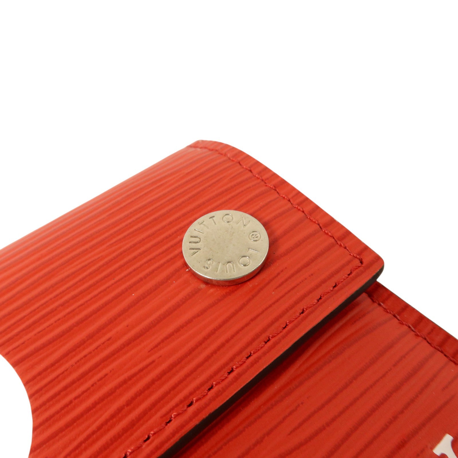 LOUIS VUITTON Epi LV x Supreme Chain Wallet銀扣錢包