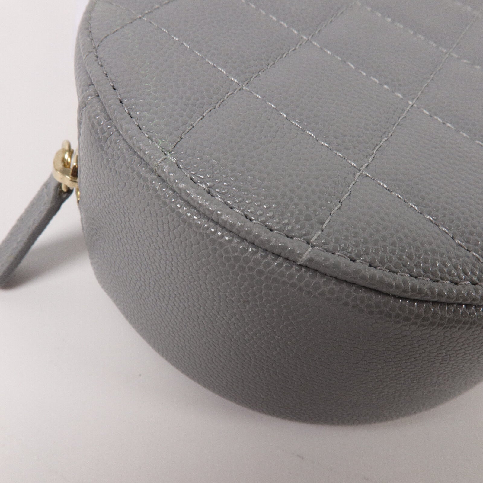 CHANEL 牛皮皮革Round Clutch With Chain鏈帶肩背袋