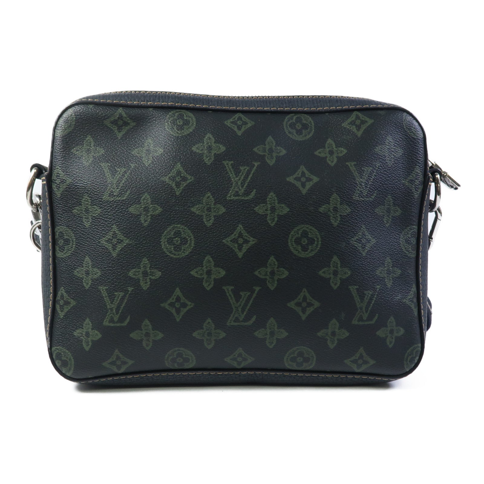 LOUIS VUITTON Monogram Trio Messenger銀扣肩背袋
