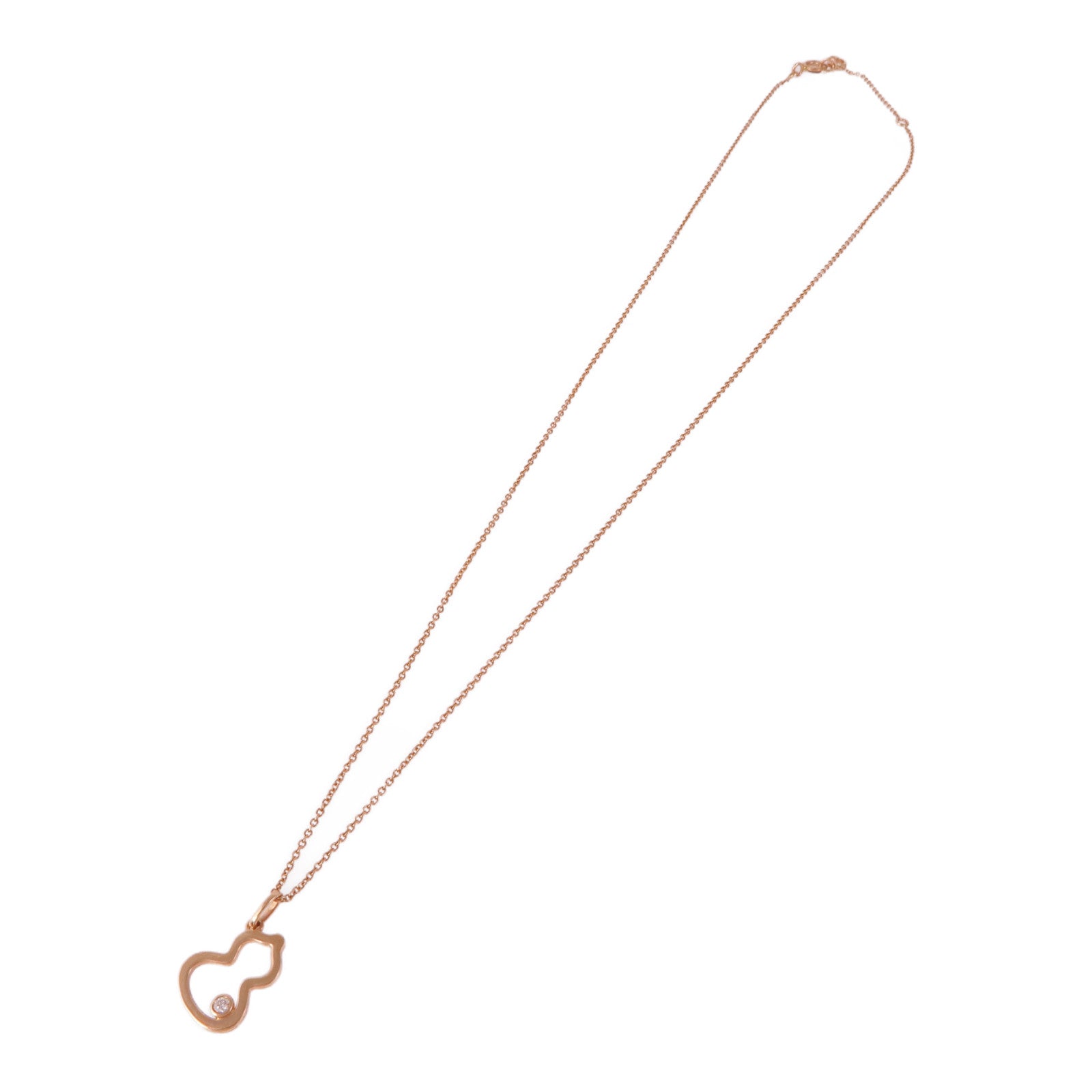 JEWELRY 18K玫瑰金Qeelin Diamond Necklace鑽石項鍊