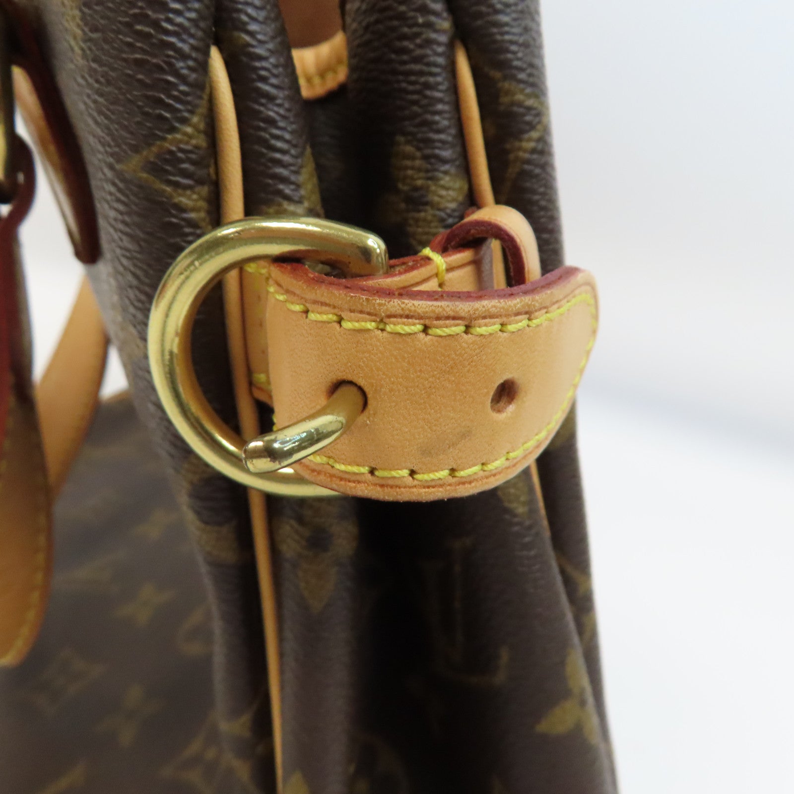 LOUIS VUITTON 【激減優惠】Monogram Batignolles金扣手挽袋啡色
