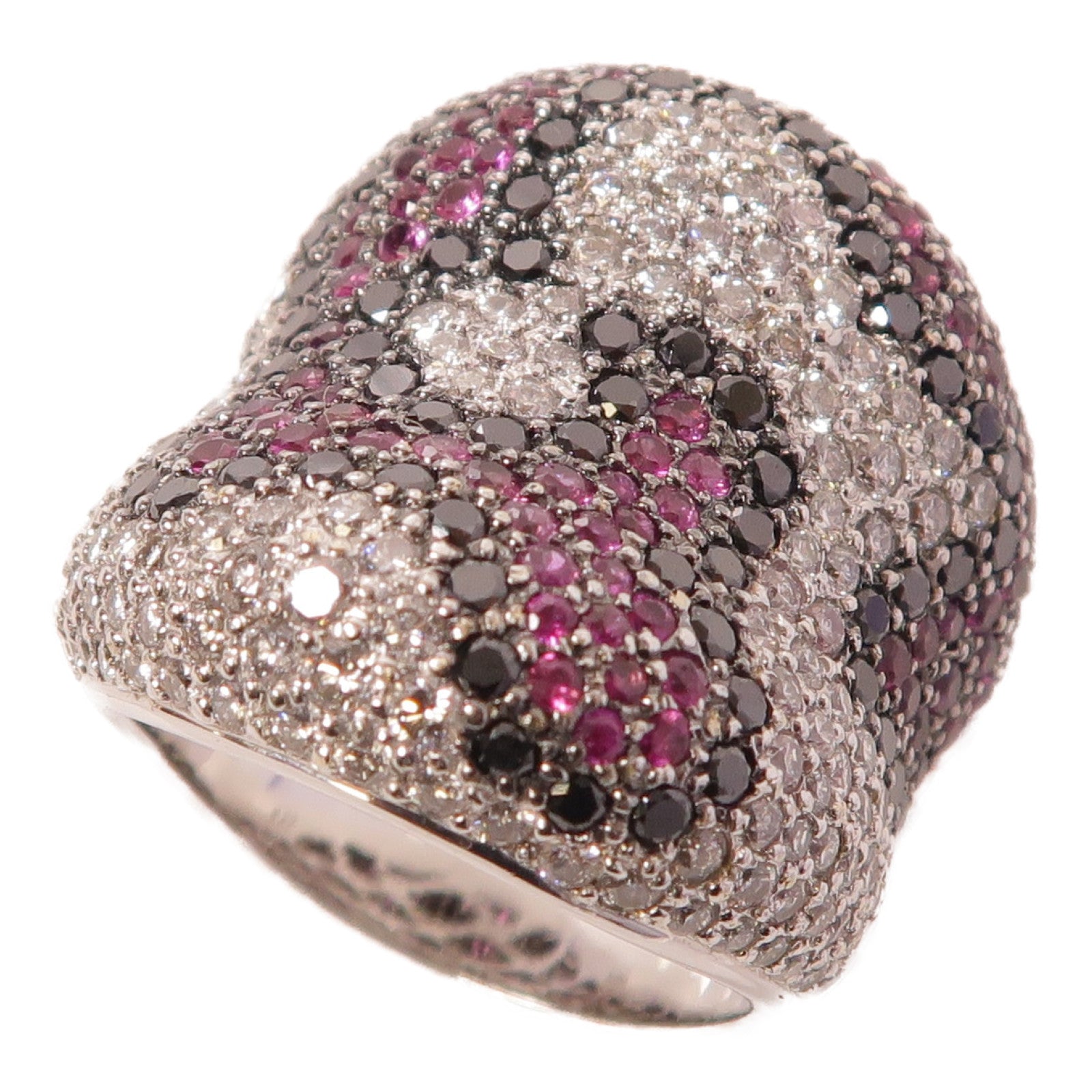 JEWELRY 18K白金Diamond Ring3.65ct鑽石/2.22ct鑽石戒指US#7.75