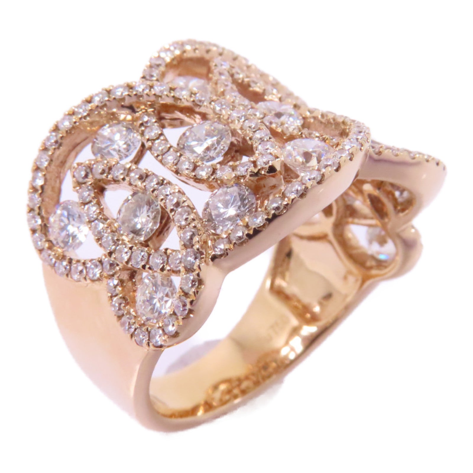 JEWELRY 18K玫瑰金Diamond Ring 2.24ct鑽石戒指US#6.75