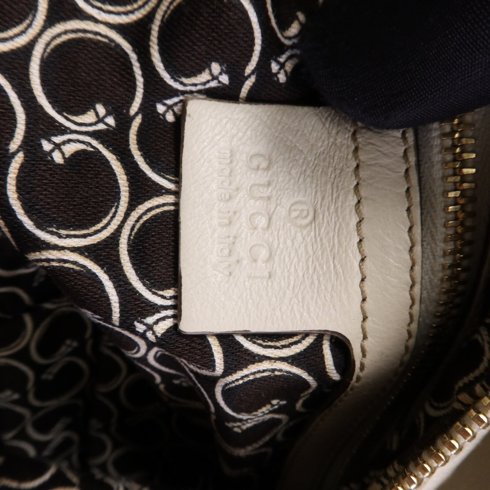GUCCI 牛皮皮革Boston Bag金扣手挽袋