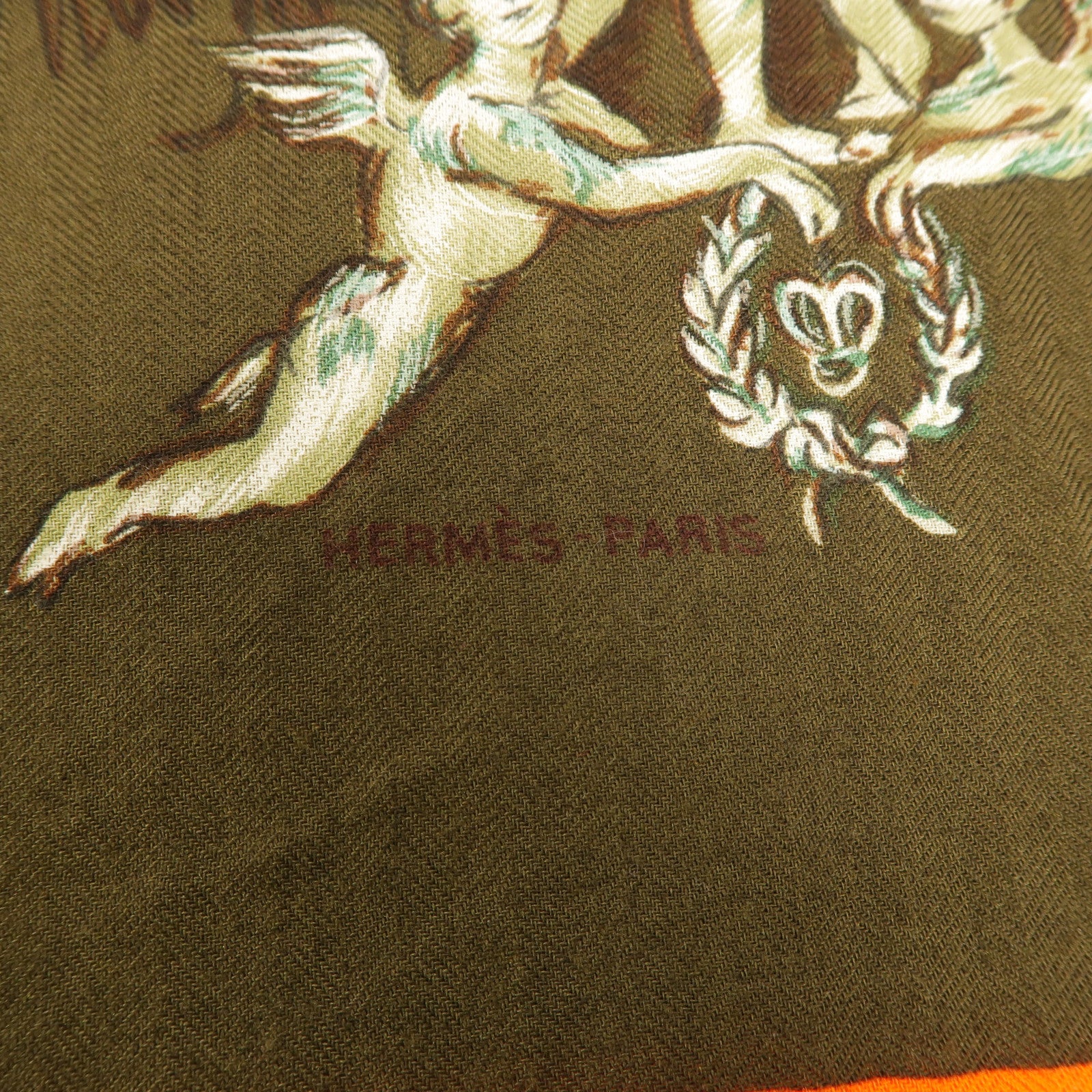 HERMES 絲質/羊絨Soiree De Gala Scarf 90x90絲巾