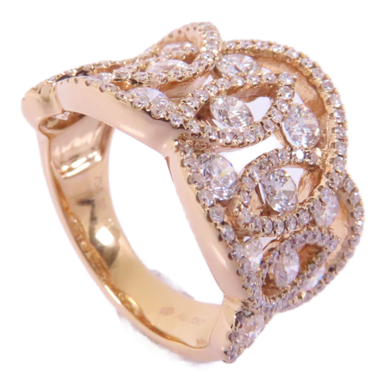 JEWELRY 18K玫瑰金Diamond Ring 2.24ct鑽石戒指US#6.75