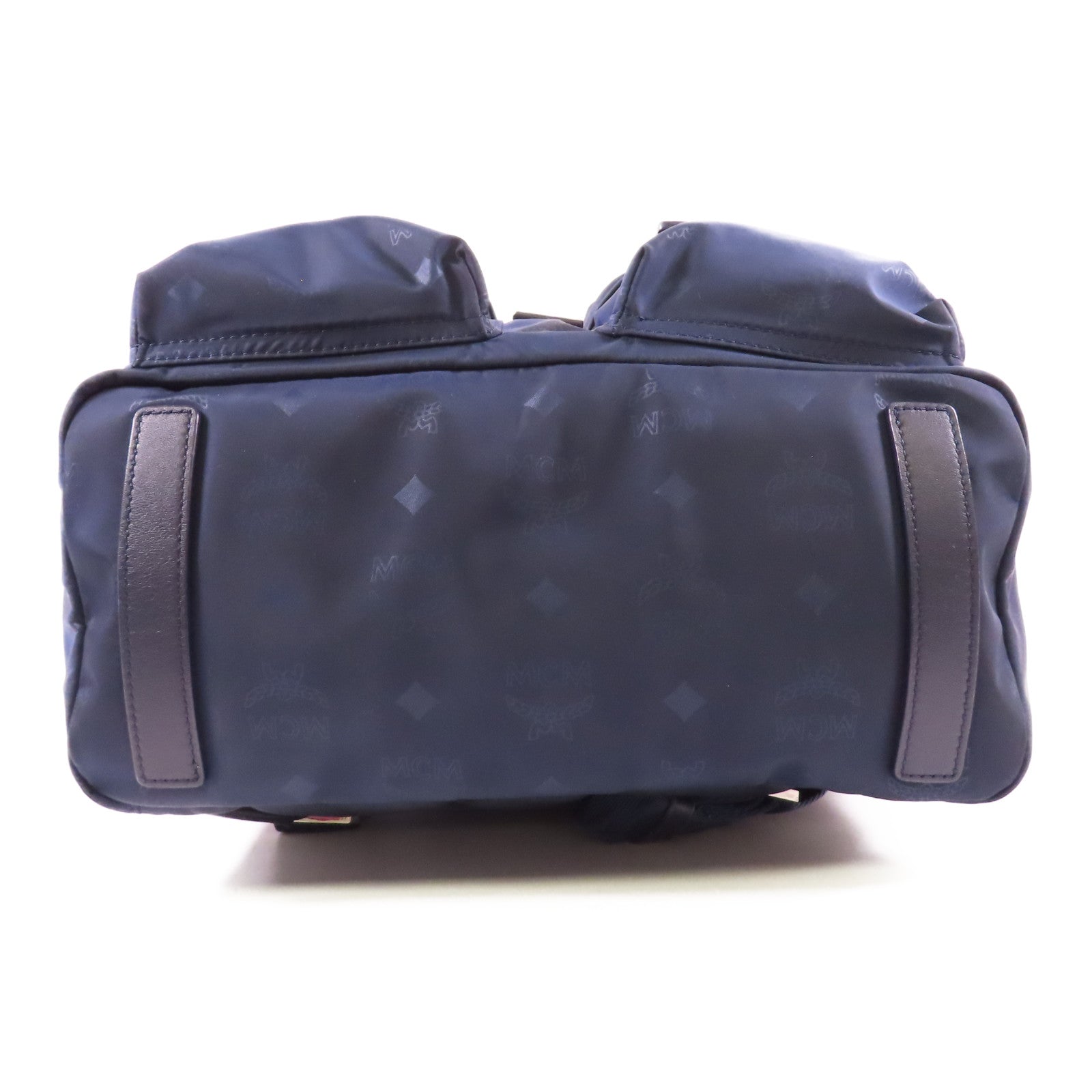 MCM 尼龍Backpack銀扣背包