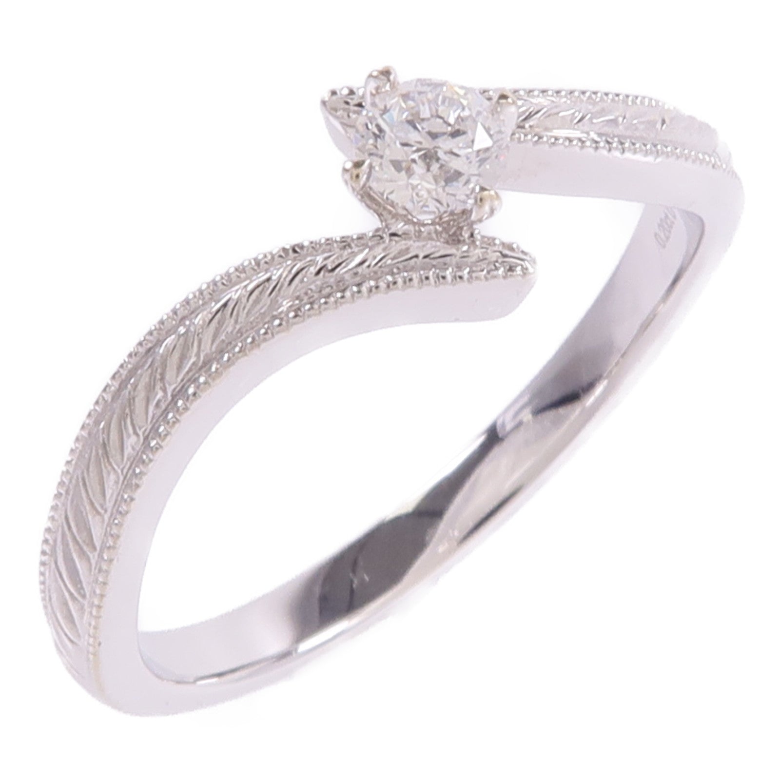 JEWELRY 18K白金Diamond Ring鑽石戒指