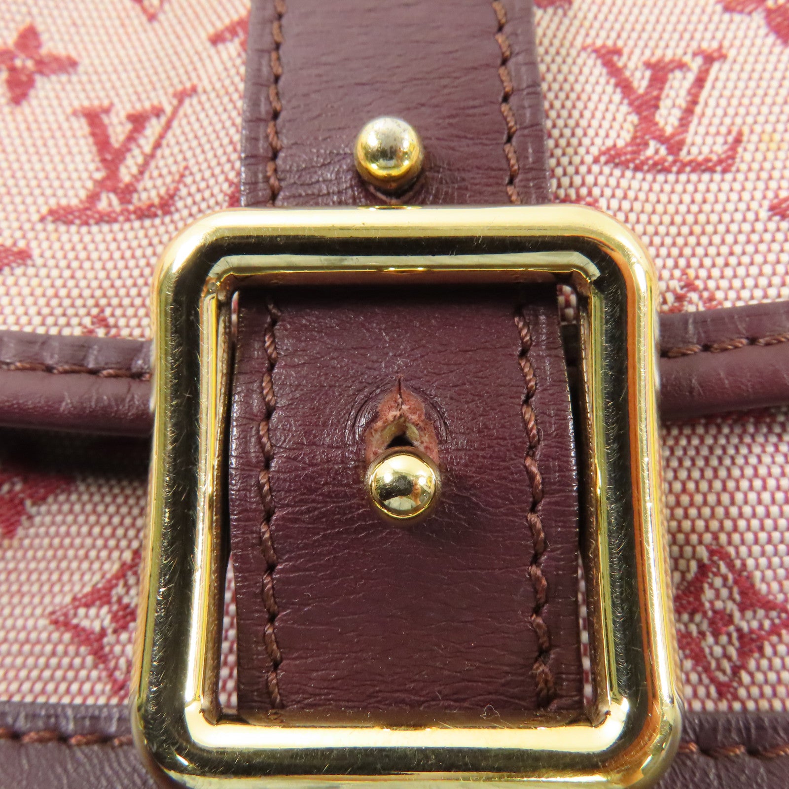 LOUIS VUITTON Monogram Mini Marjorie金扣肩背袋