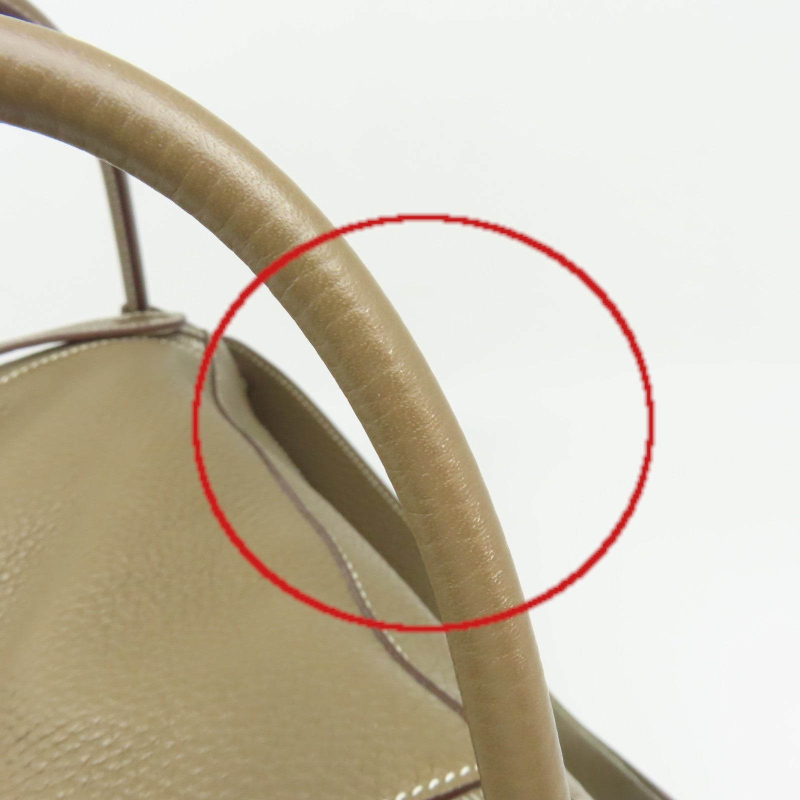 HERMES Clemence皮革Lindy 26 Shoulder Bag銀扣肩背袋Etoupe大象灰色