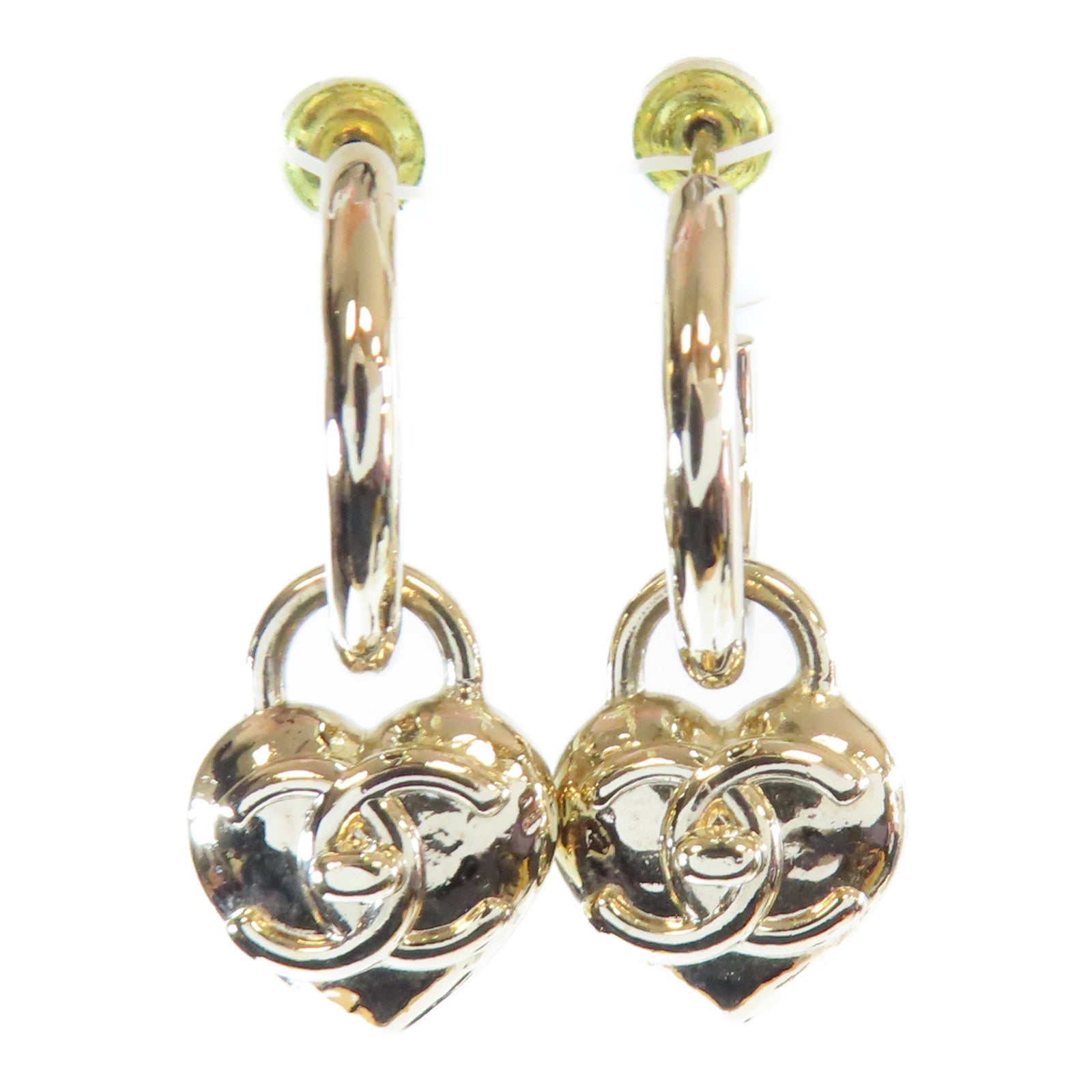 CHANEL 金屬Earrings耳環金色