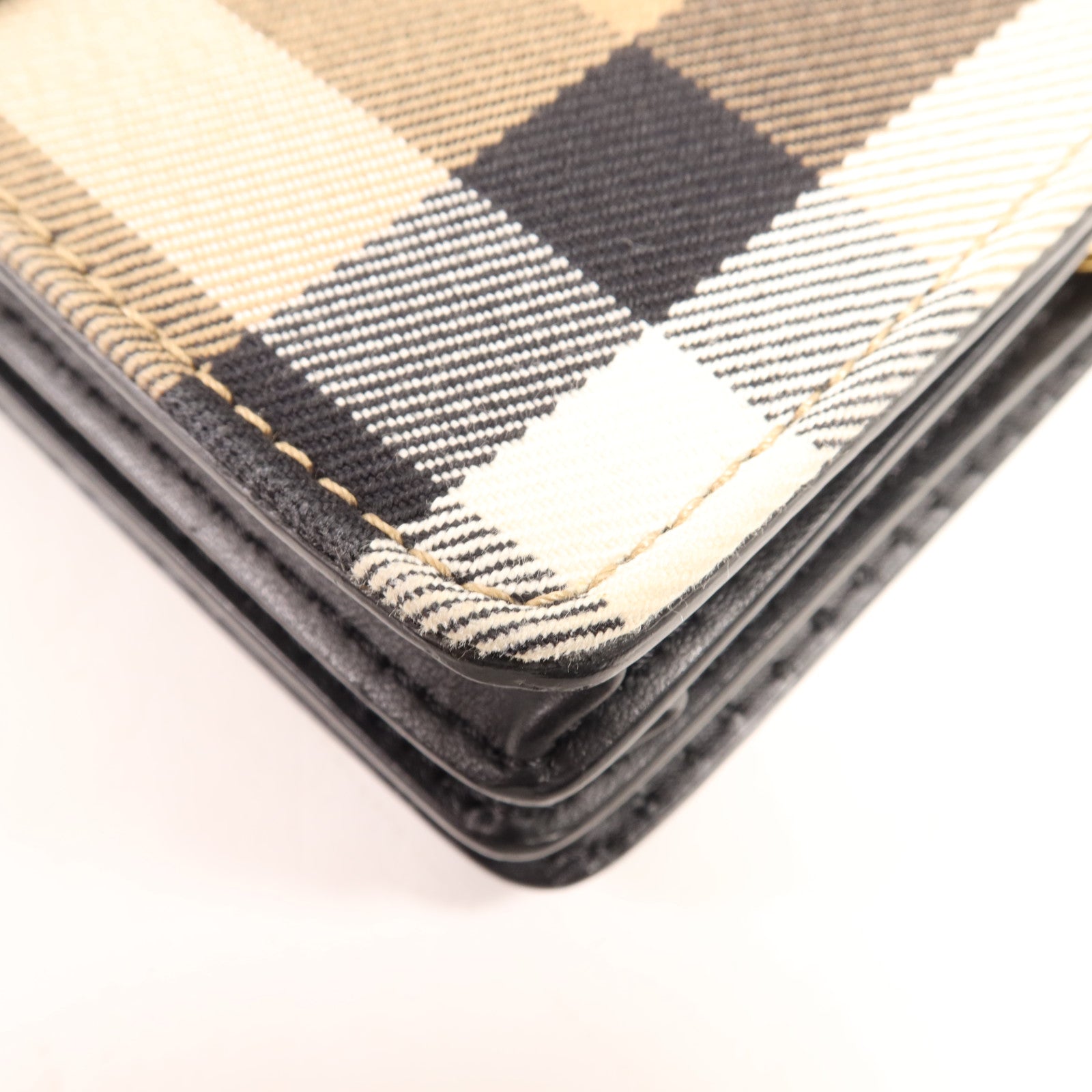 BURBERRY 帆布Shoulder Bag金扣肩背袋