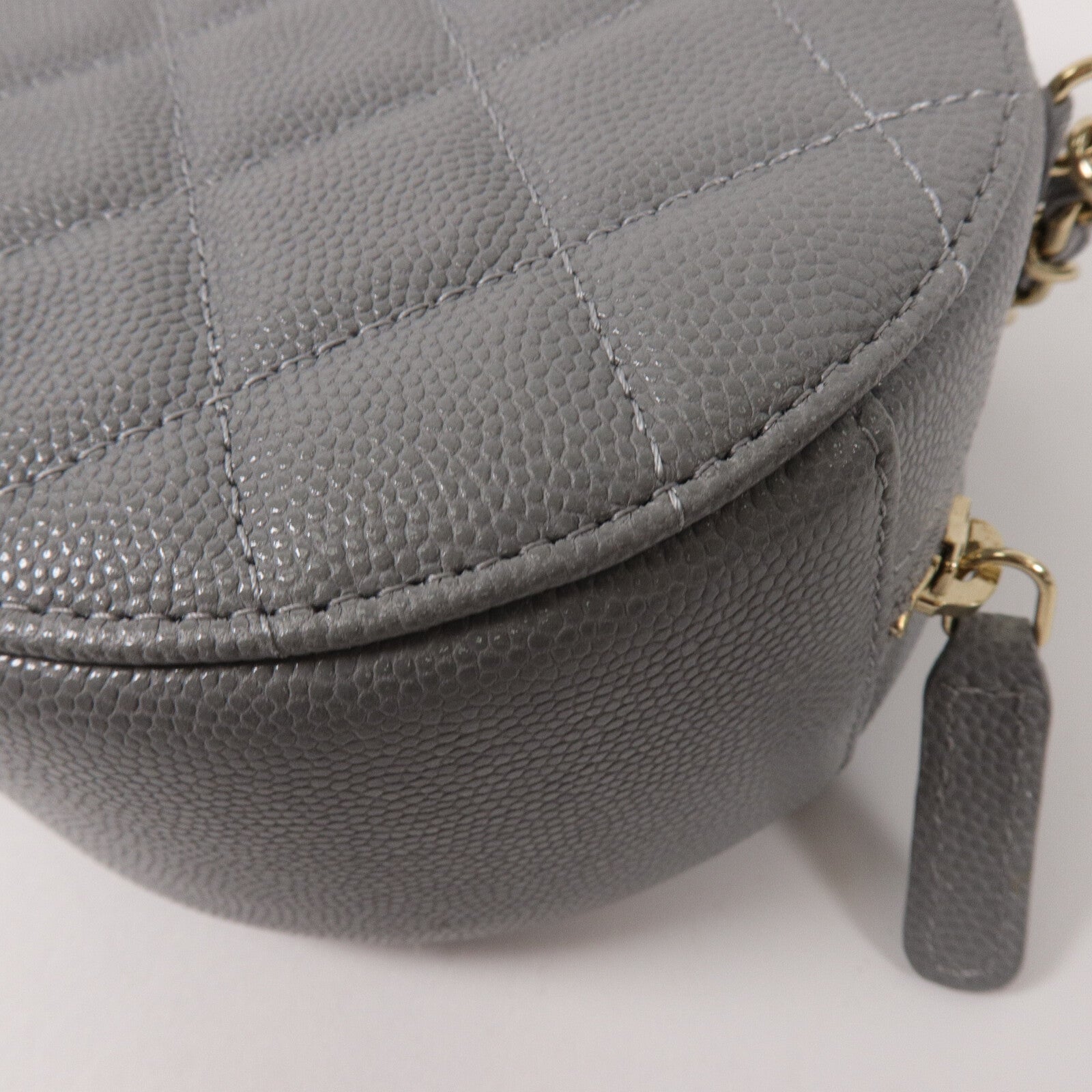 CHANEL 牛皮皮革Round Clutch With Chain鏈帶肩背袋