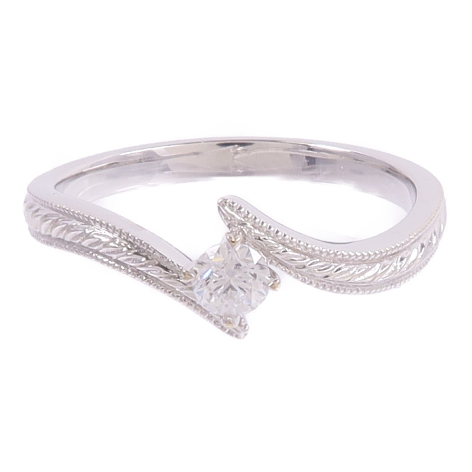 JEWELRY 18K白金Diamond Ring鑽石戒指