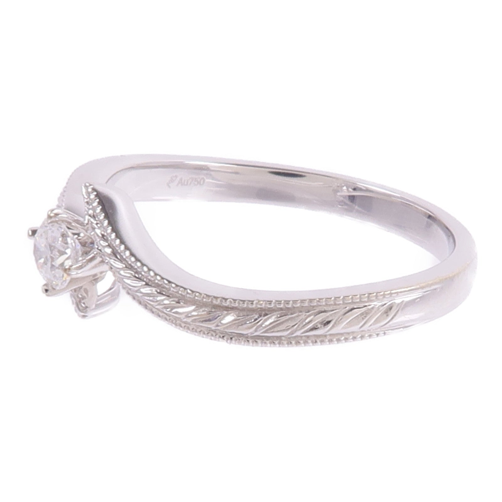 JEWELRY 18K白金Diamond Ring鑽石戒指