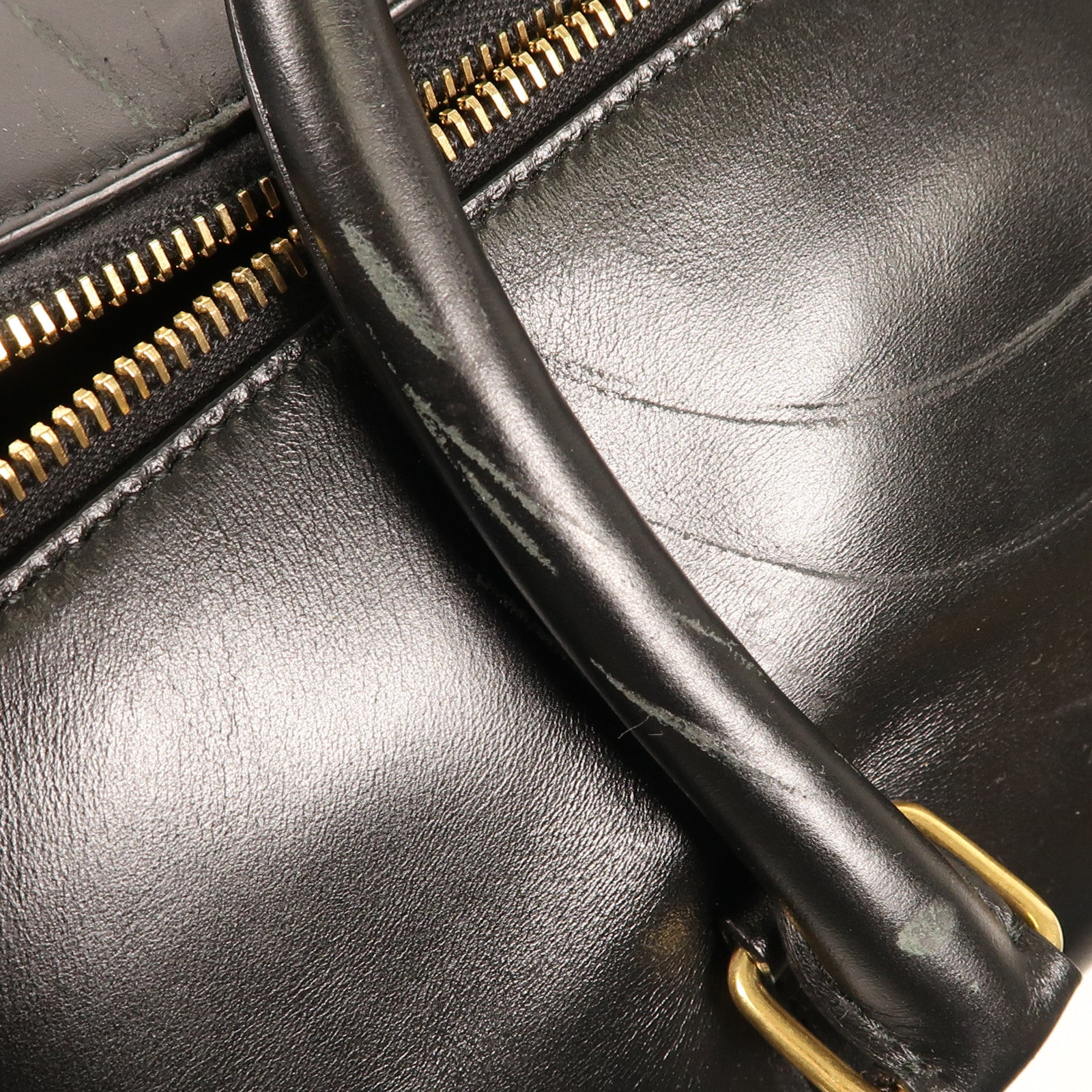 SAINT LAURENT 皮革Boston Bag金扣手挽肩背兩用袋