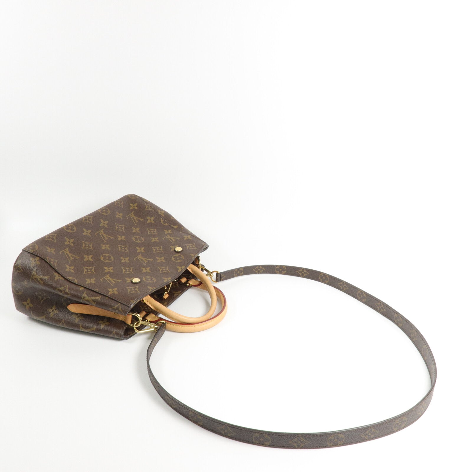 LOUIS VUITTON Monogram Montaigne BB手挽肩背兩用袋
