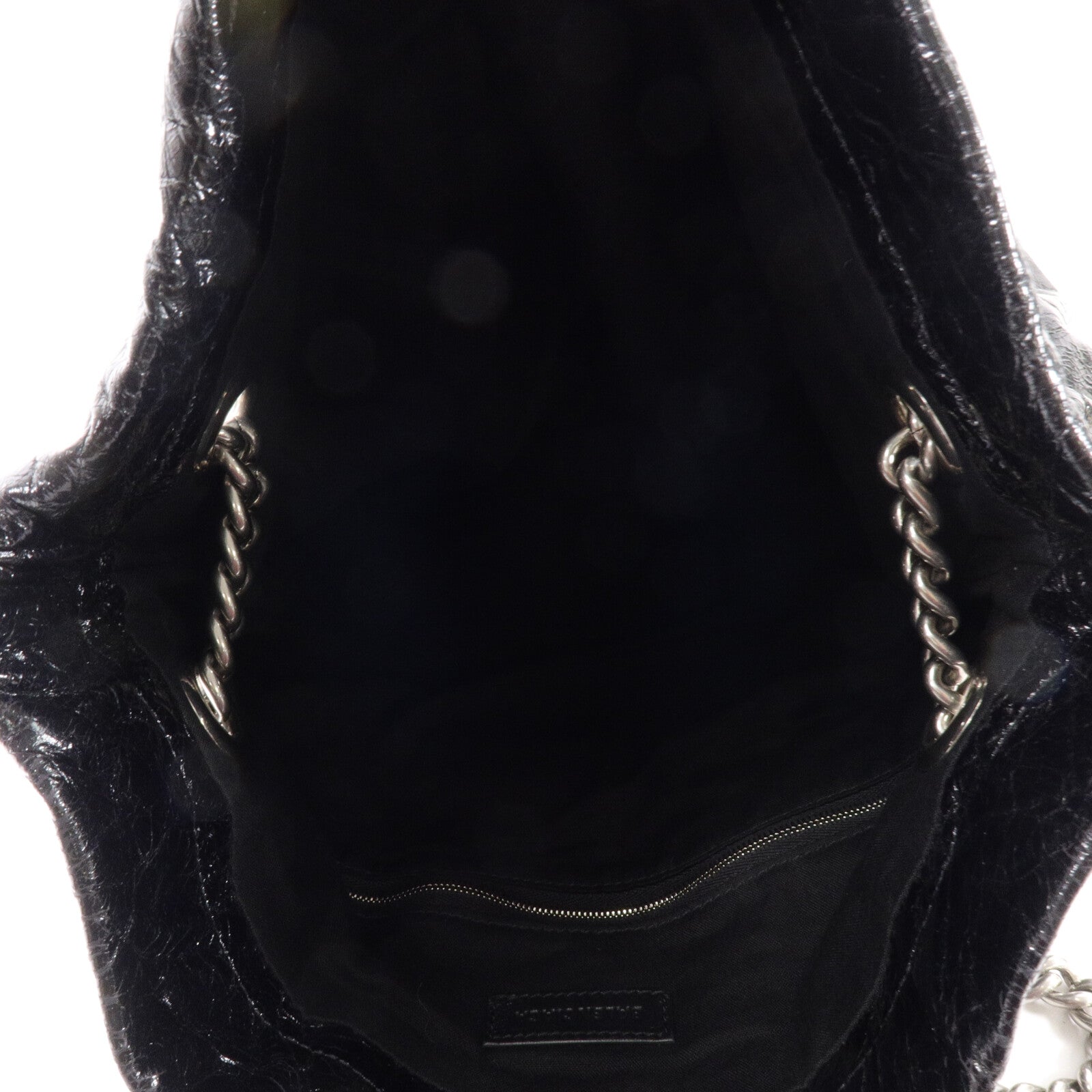 BALENCIAGA 牛皮皮革Crush Meduim鏈帶肩背袋