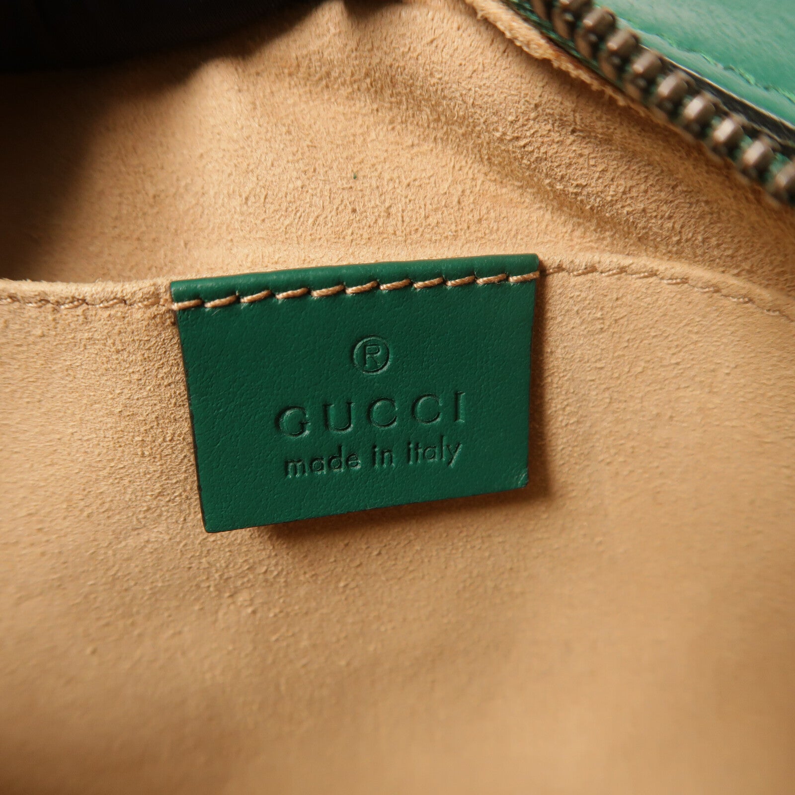 GUCCI 牛皮皮革GG Marmont金扣鏈帶肩背袋