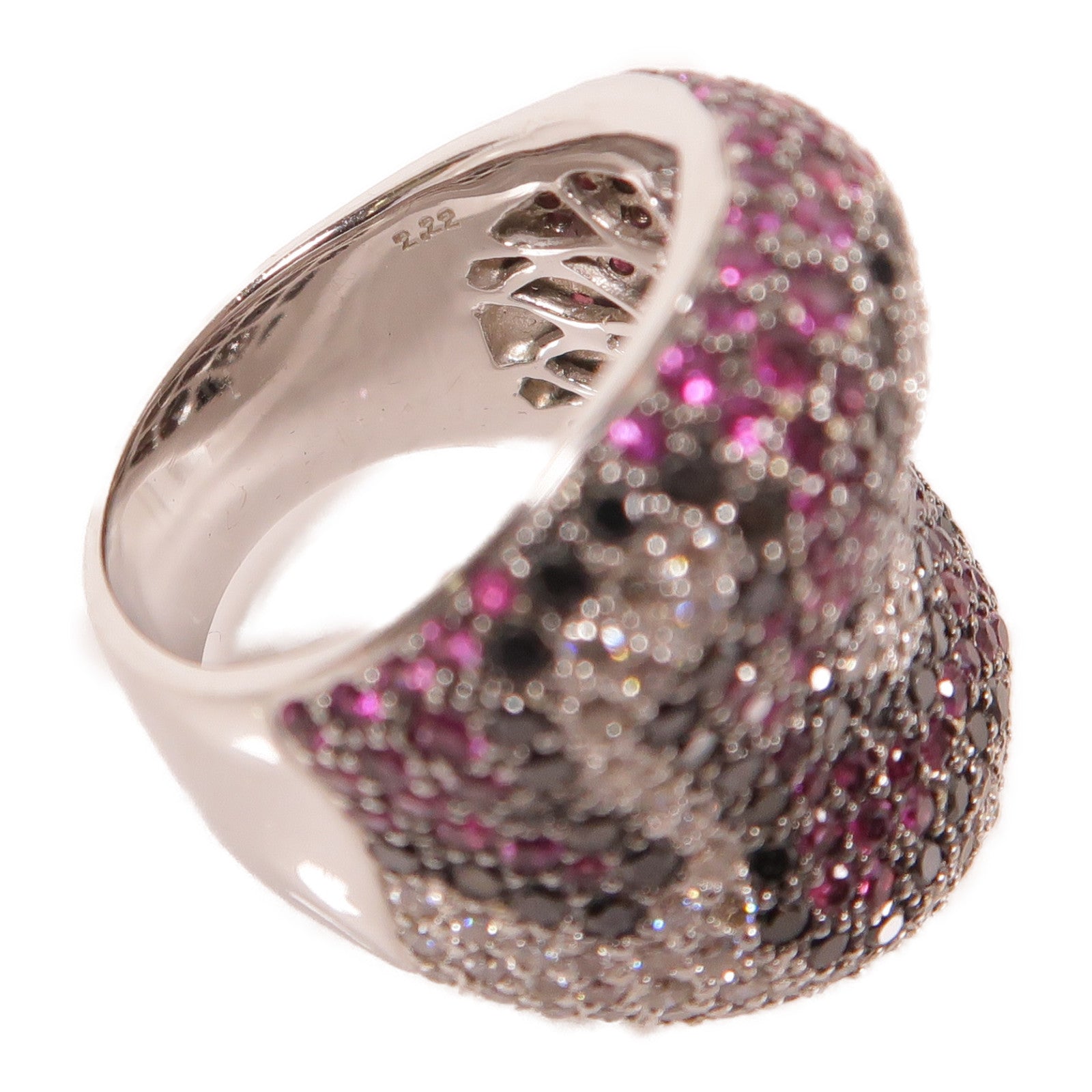 JEWELRY 18K白金Diamond Ring3.65ct鑽石/2.22ct鑽石戒指US#7.75