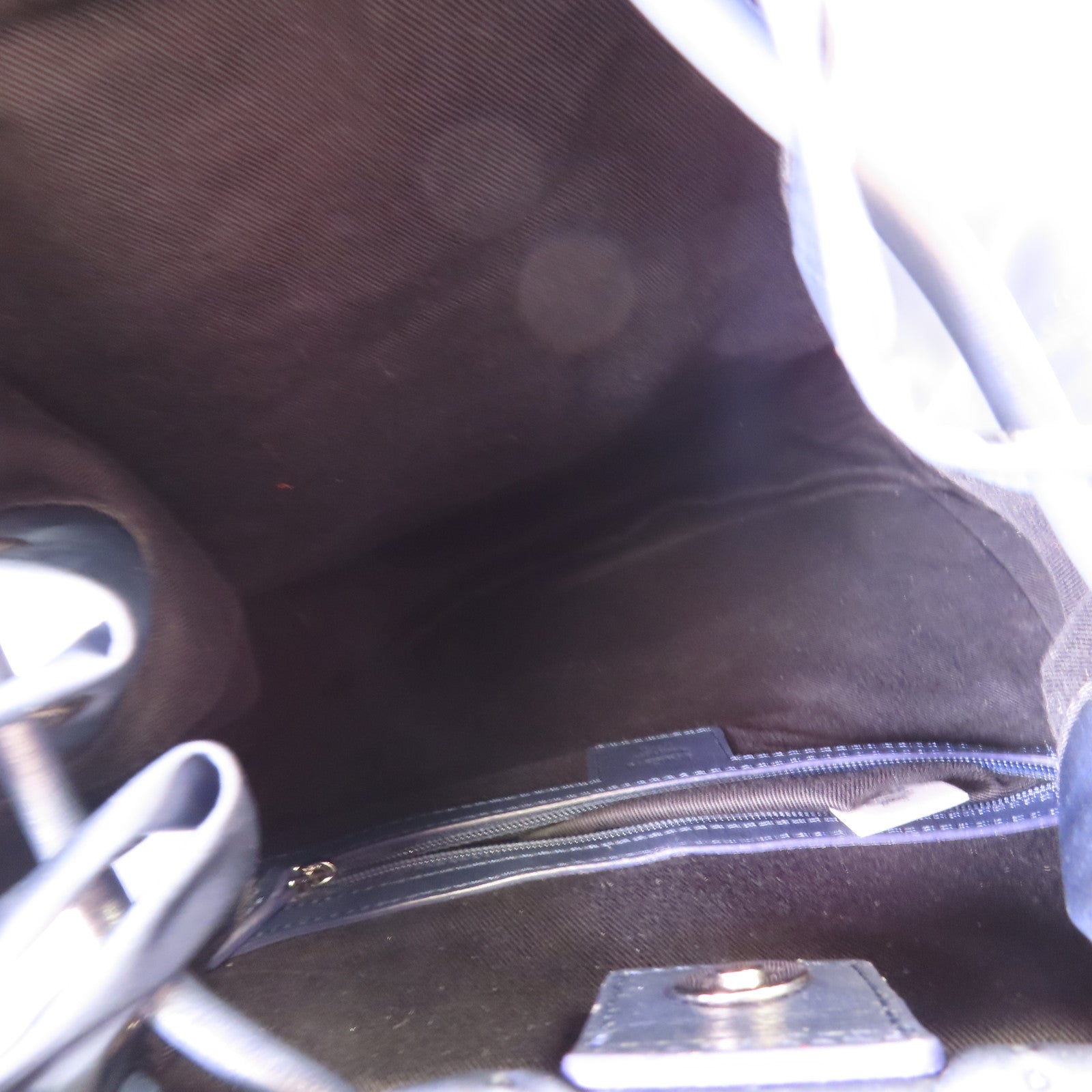 MCM 尼龍Backpack銀扣背包