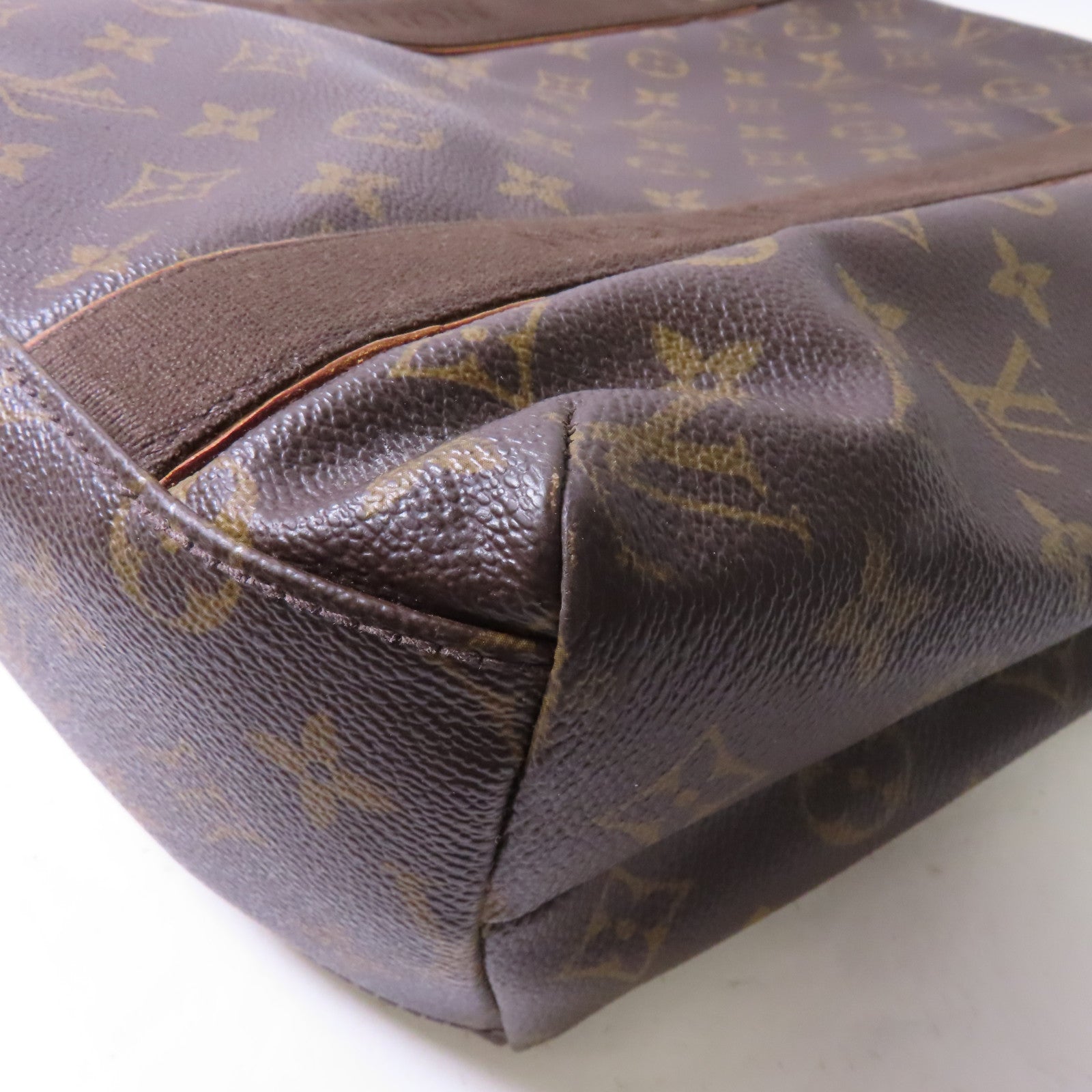 LOUIS VUITTON 【激減優惠】Monogram Beaubourg金扣手挽袋啡色