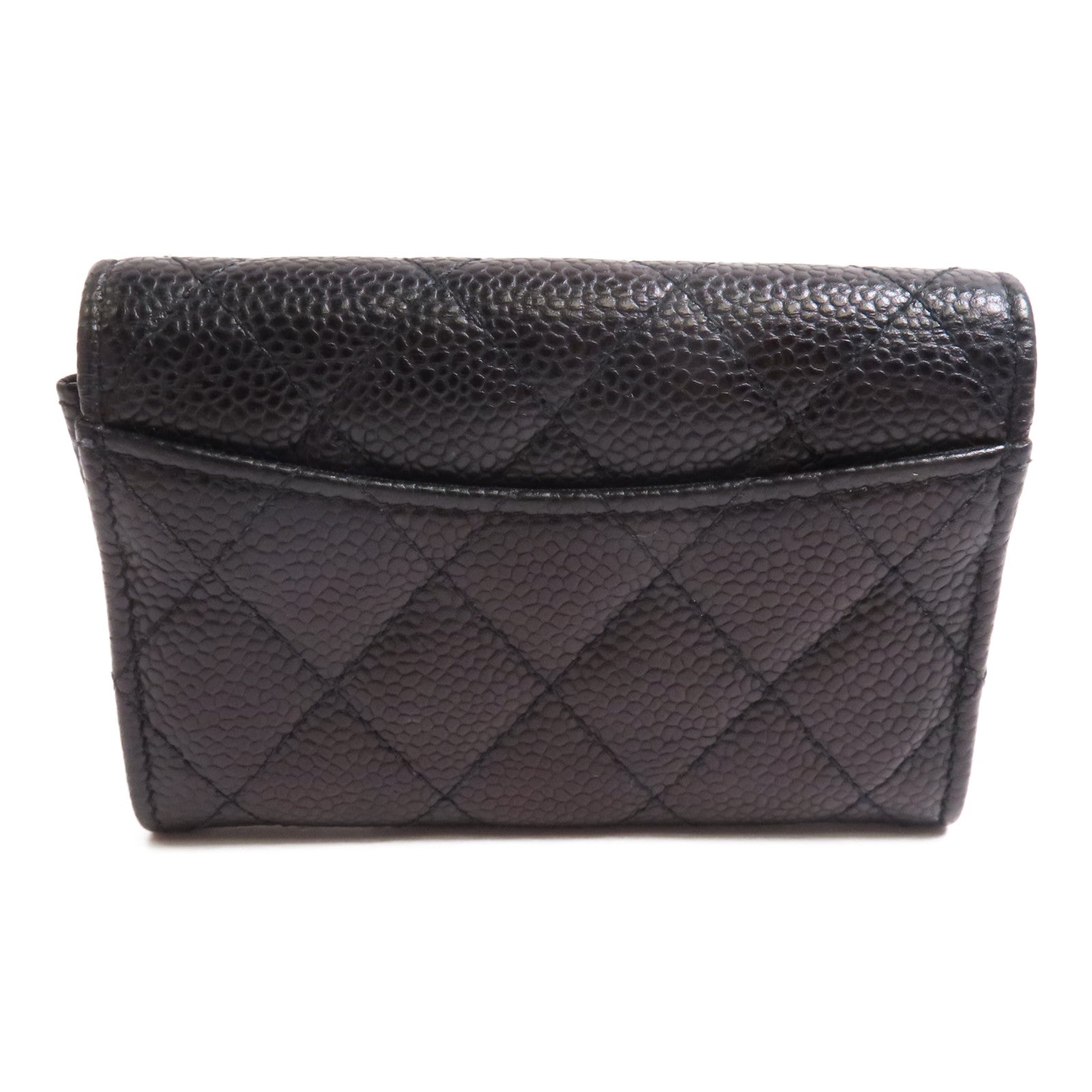 CHANEL 牛皮皮革Card Case金扣卡片套
