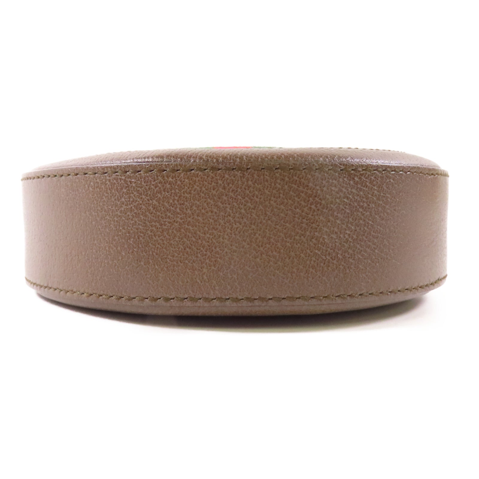 GUCCI GG GHW Ophidia Chain Shoulder Bag 550618 Coated Canvas Brown